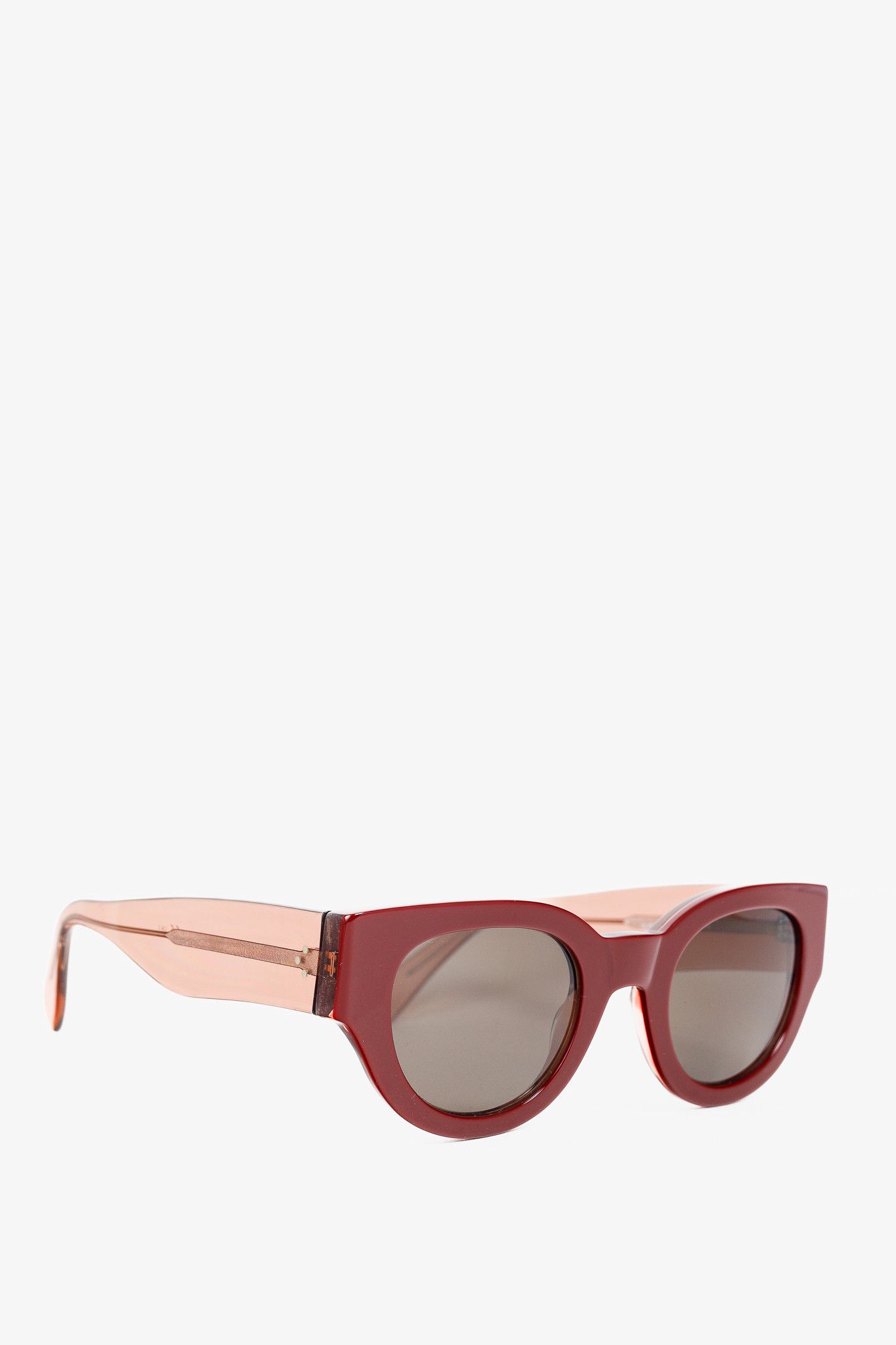 Celine Celine CL 41064/S Brown Retro Style Acetate Sunglasses Size ONE SIZE - 1 Thumbnail