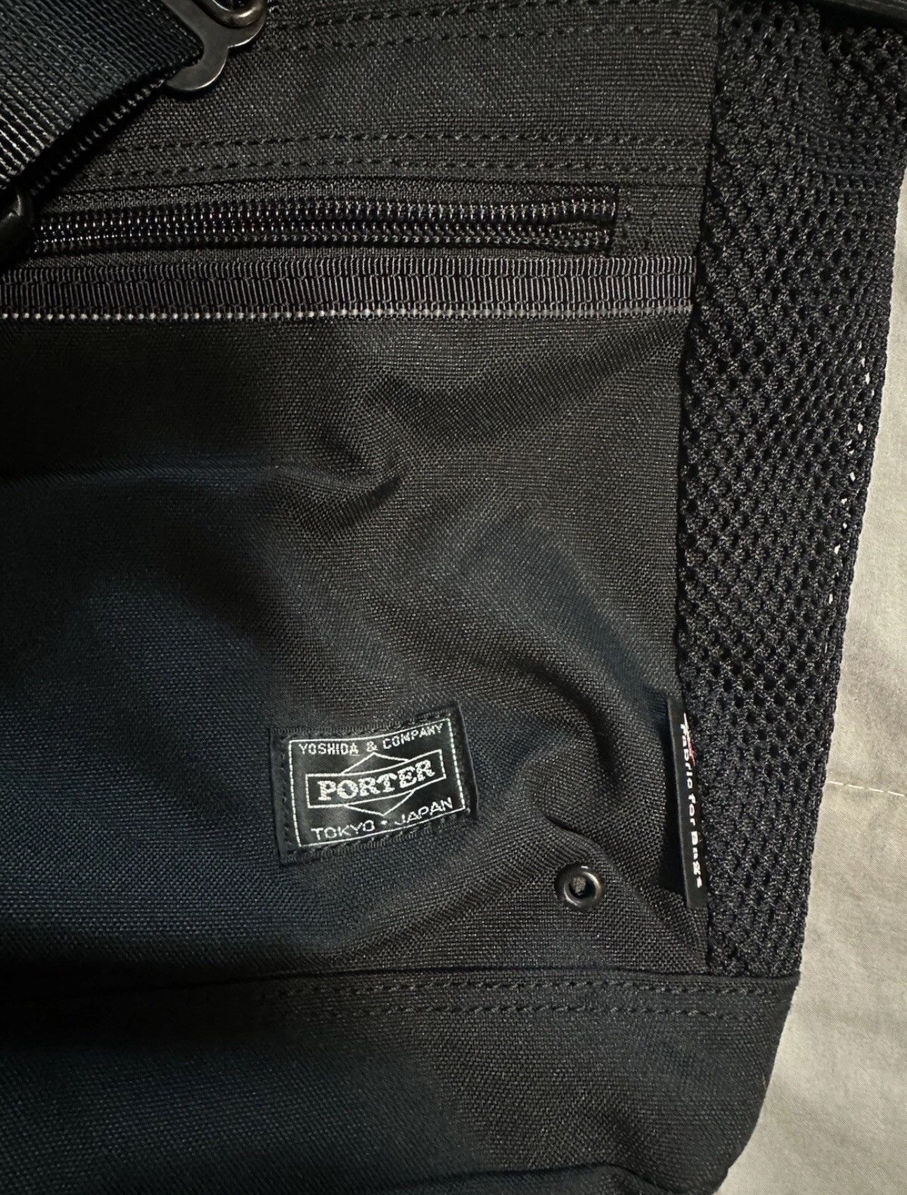 Porter Head Porter Yoshida Gore-Tex Waterproof Black Shoulder Bag Size 36 - 3 Thumbnail