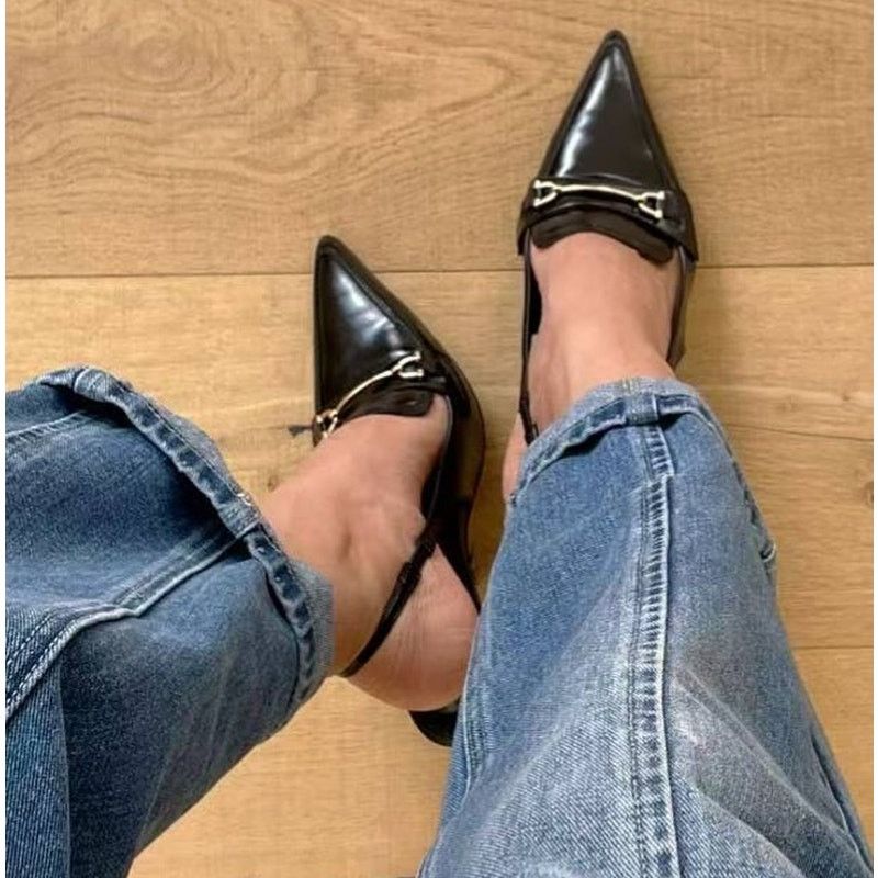 Zara RARE!!! ZARA Embellished Slingback Shoes NWT Size US 9 / IT 39 - 9 Thumbnail