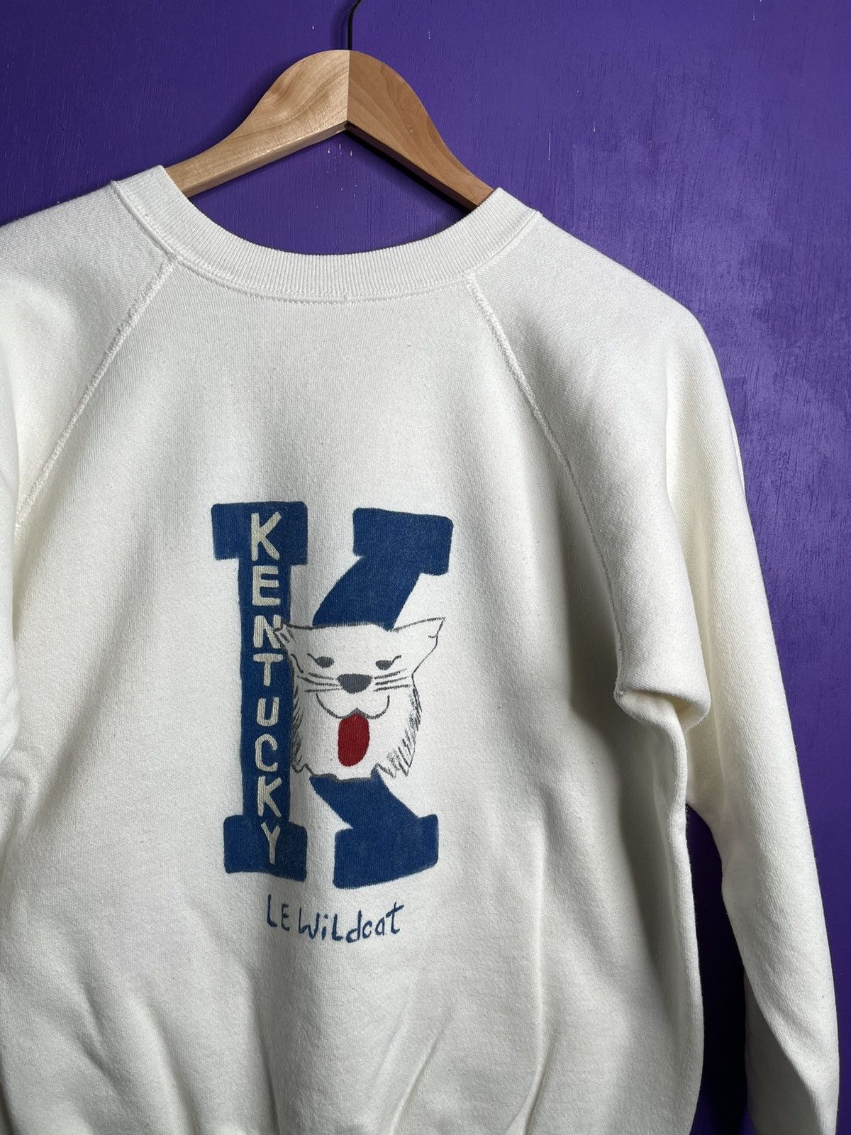 Vintage Vintage 80s Kentucky wildcats Le wildcat sweatshirt Size US M / EU 48-50 / 2 - 3 Thumbnail