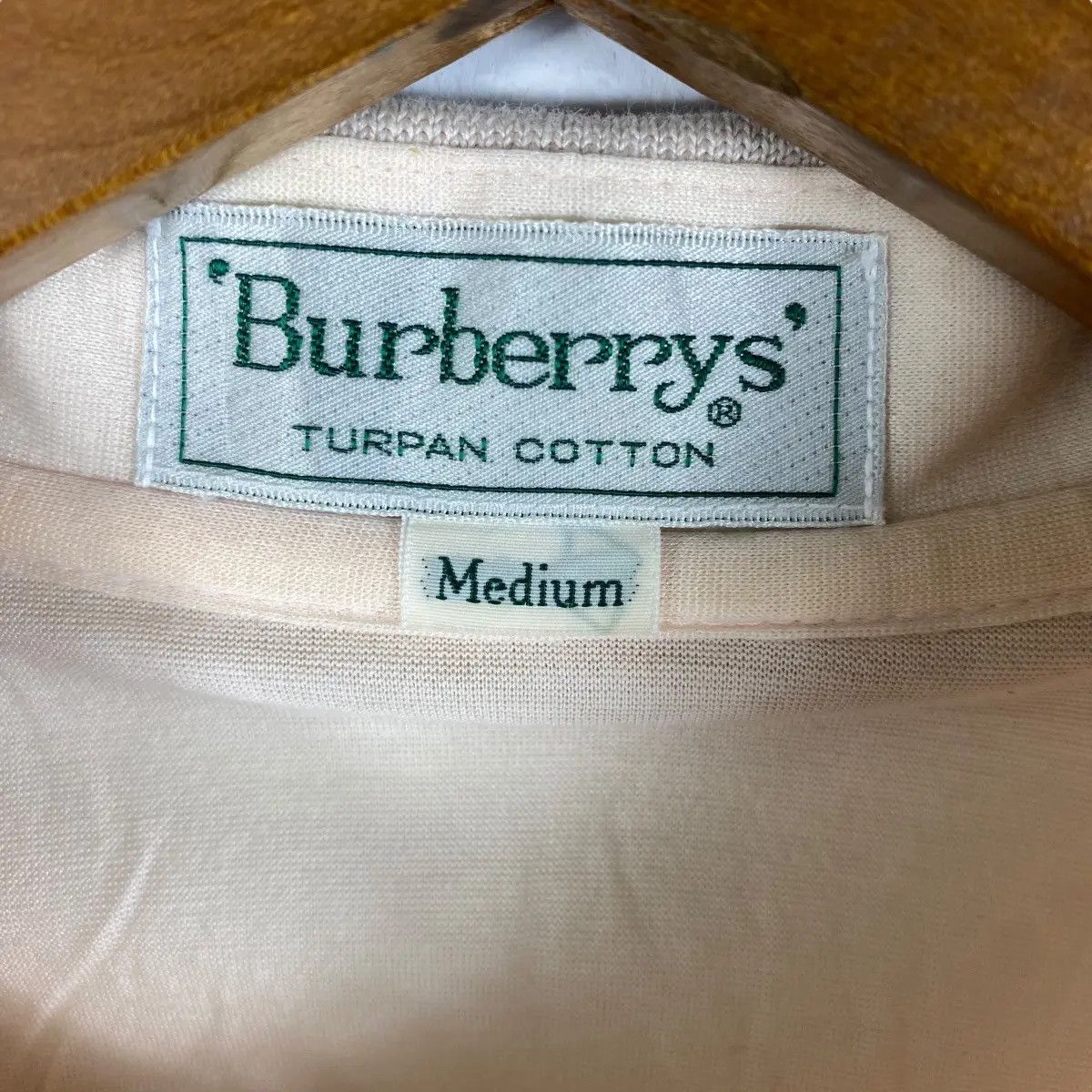Burberry Vintage 90's BURBERRYS Turpan Cotton Polo Shirt Medium Size Size US M / EU 48-50 / 2 - 6 Thumbnail