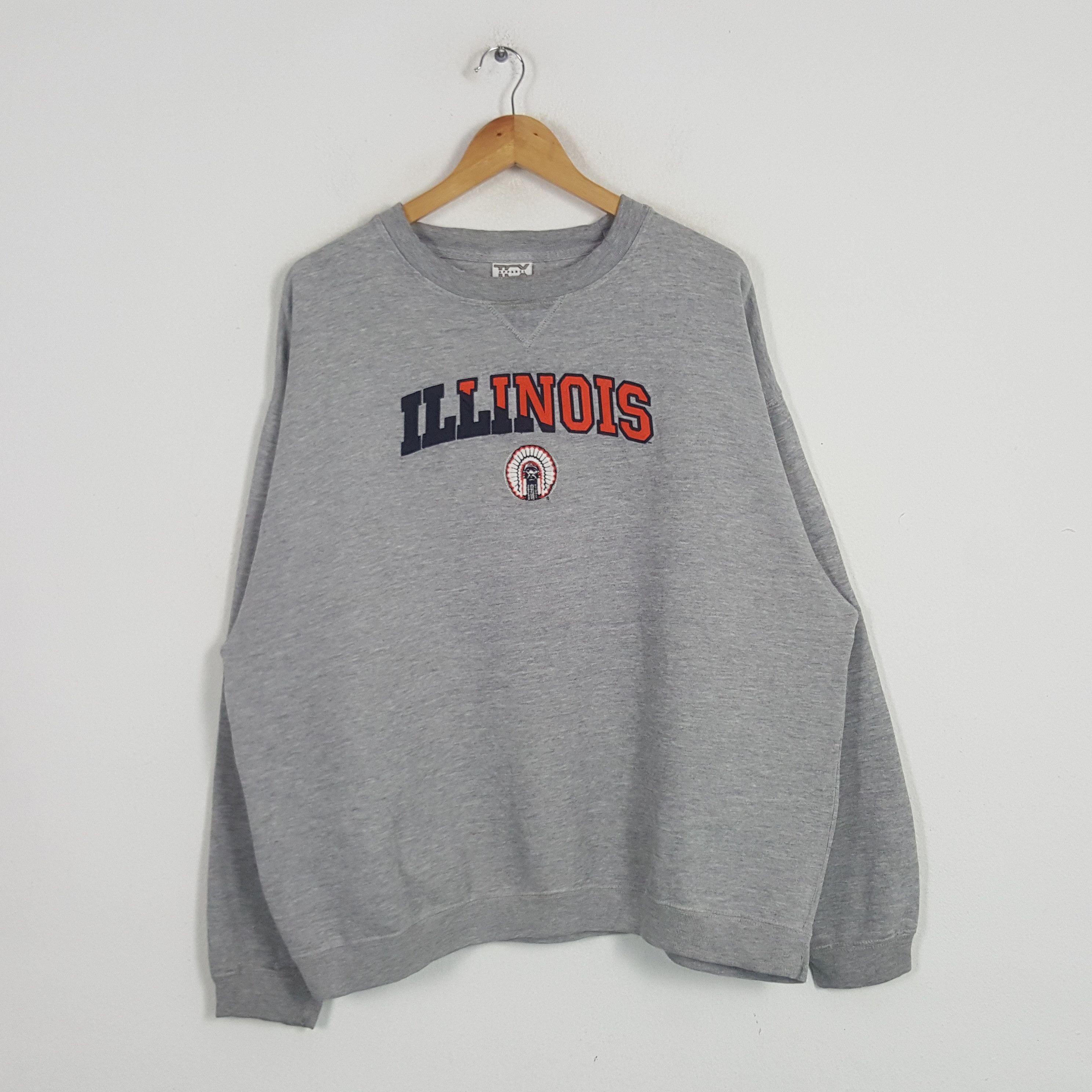 Vintage Vintage Illinois American University Sweatshirt Size US XXL / EU 58 / 5 - 1 Thumbnail
