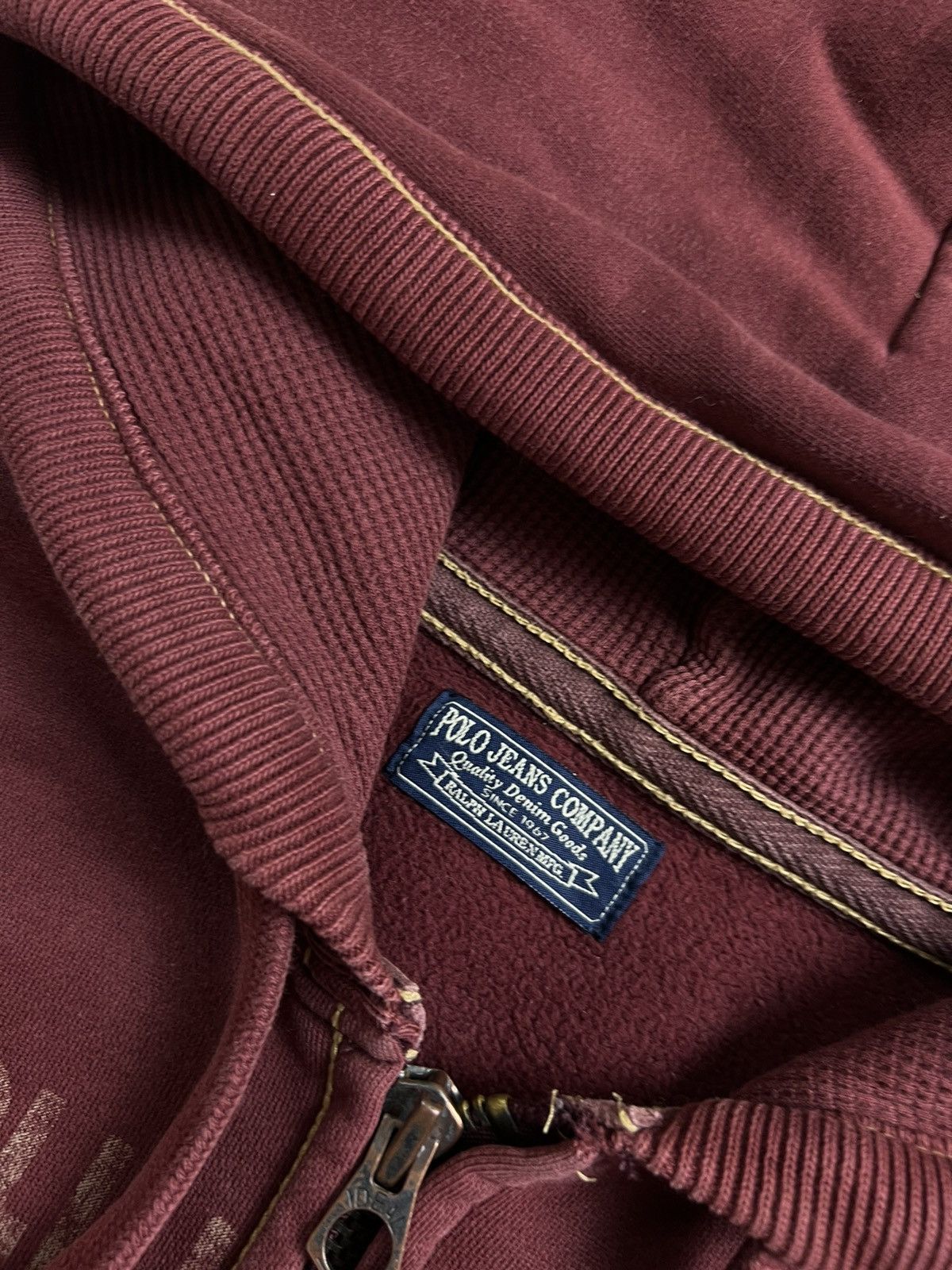 Polo Ralph Lauren 00s Ralph Lauren Vintage Y2K Oversized Retro Zip Hoodie Size US XL / EU 56 / 4 - 6 Thumbnail