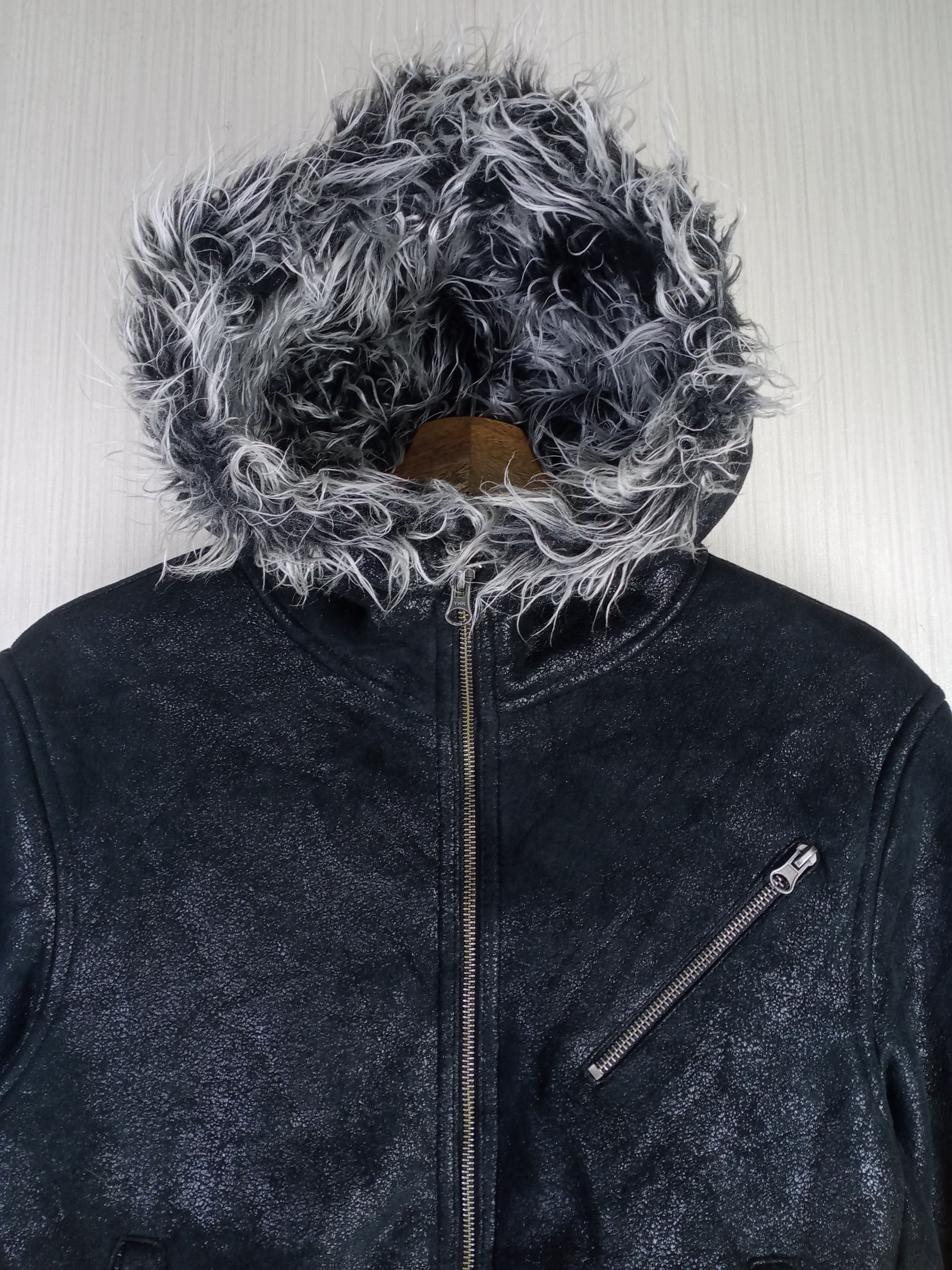 Rare Semantic Design Faux Fur Jacket