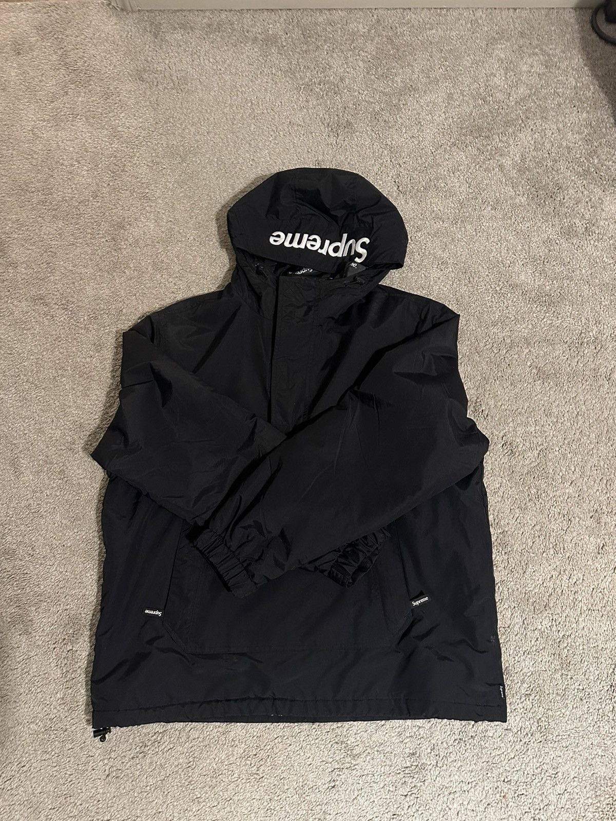 Supreme Supreme hooded logo half zip Size US L / EU 52-54 / 3 - 1 Thumbnail