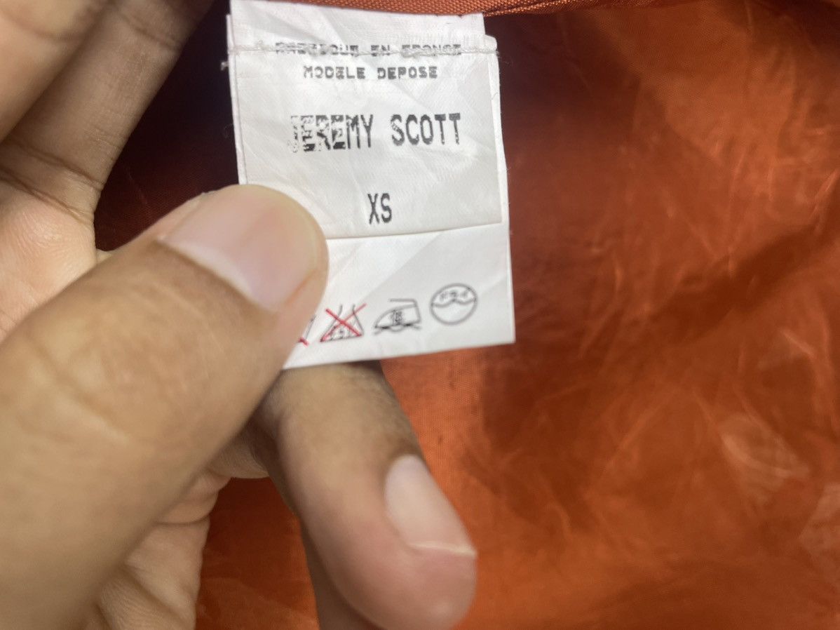 Jeremy Scott 🔥Rare Vintage Jeremy Scott Stripe Sleeveless Hoodie Size US XS / EU 42 / 0 - 3 Thumbnail