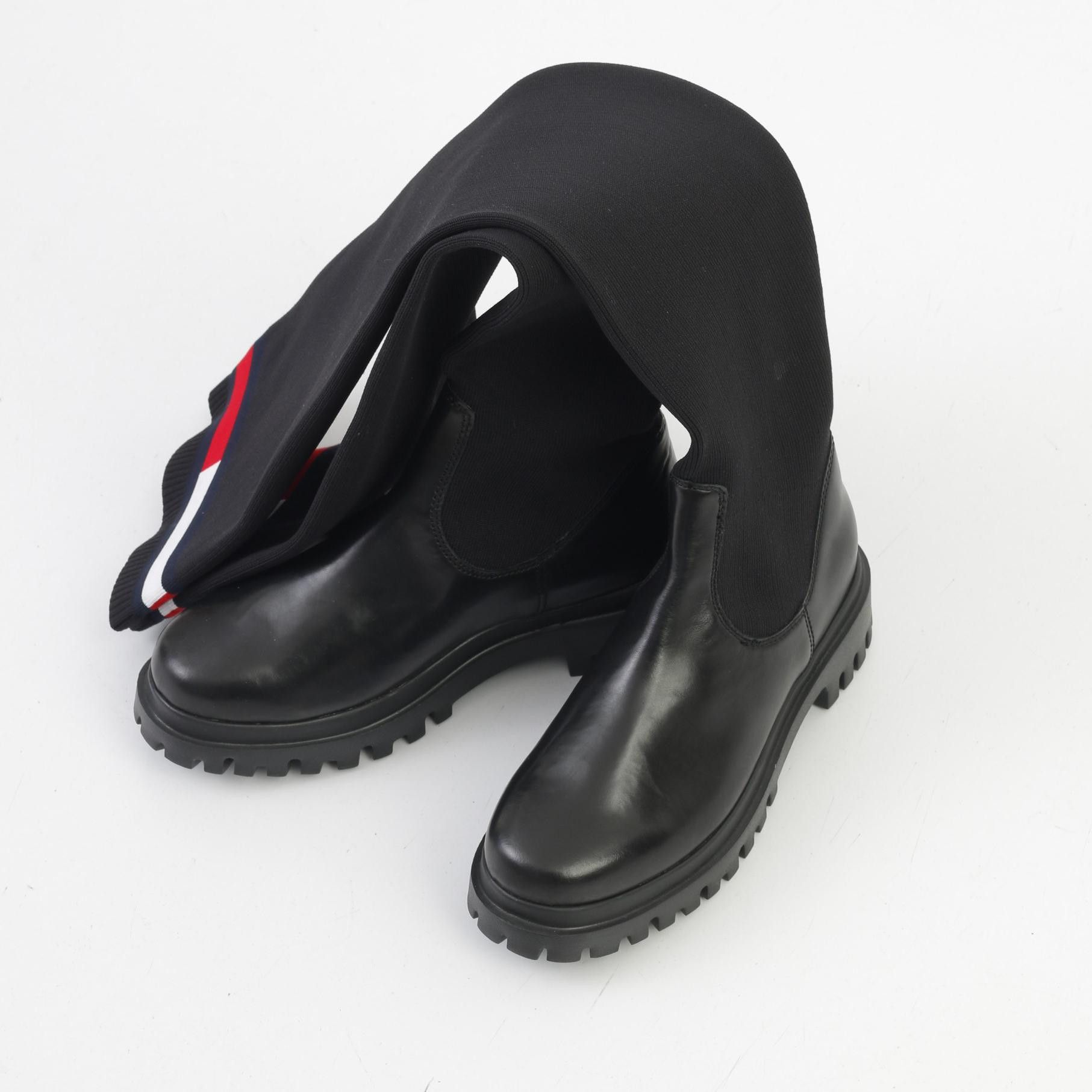Tommy Hilfiger Tommy Hilfiger Women 6.5 37 Boots Overknee Boot Black 9911 Size US 6 / IT 36 - 1 Thumbnail