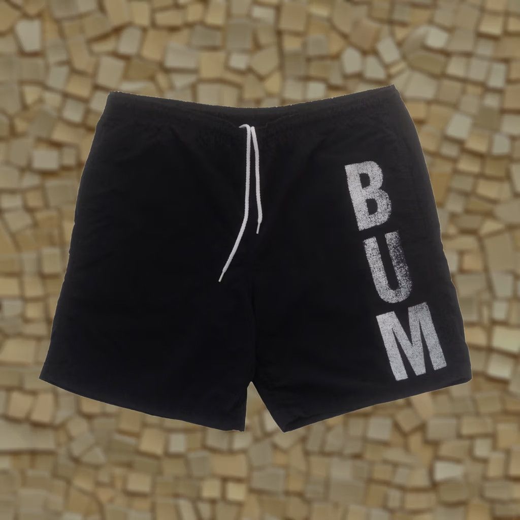 Vintage VINTAGE B.U.M. Equipment BLACK SHORTS Swim Shorts 100% NYLON RETRO 90s 80s SURF SZ XL Mens Size US 36 / EU 52 - 1 Thumbnail