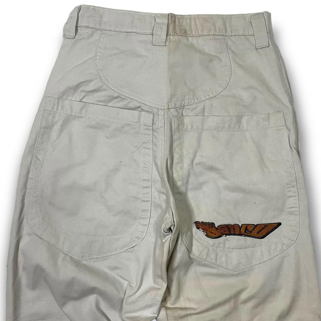 JNCO JNCO Men's Cream and White Jeans Size US 28 / EU 44 - 2 Thumbnail