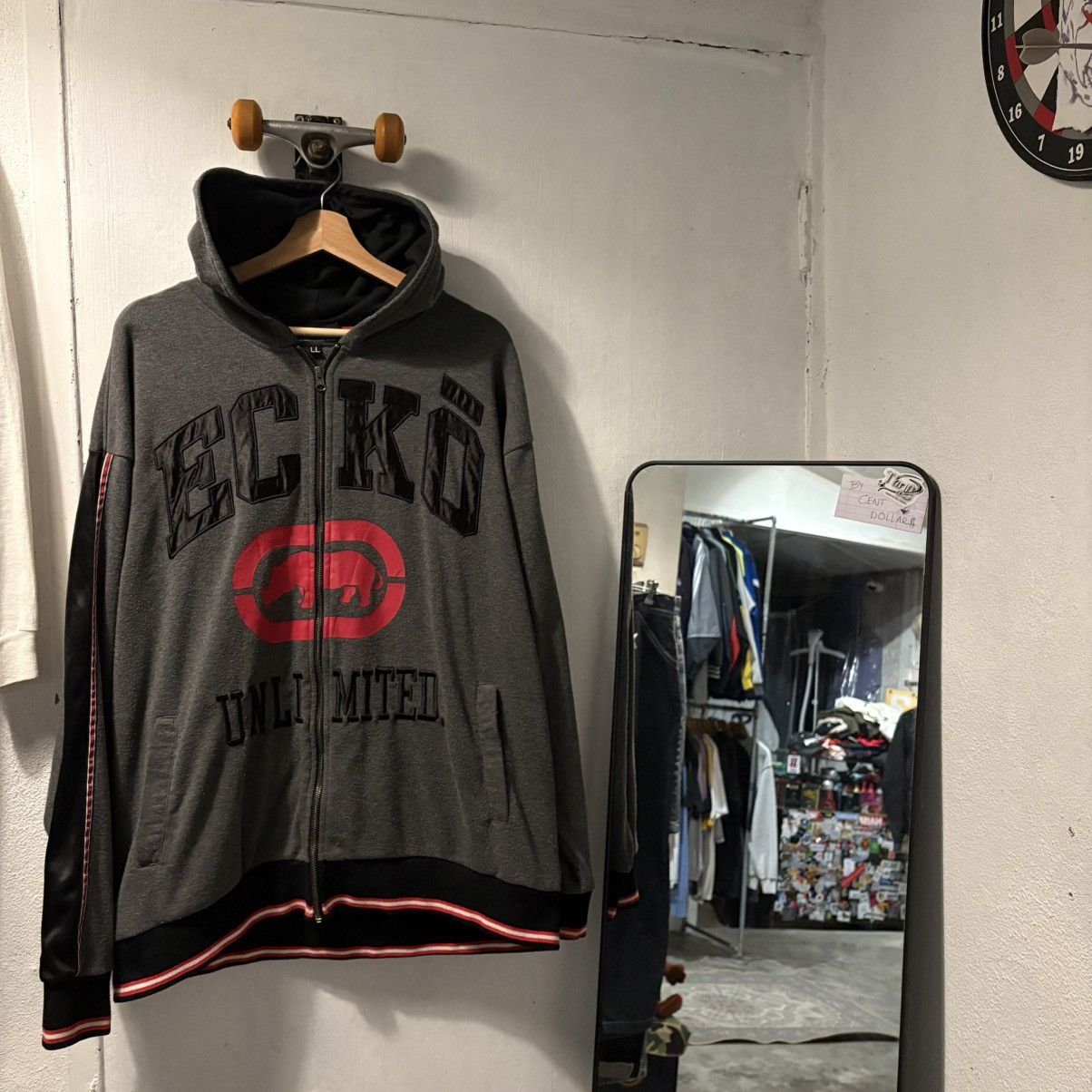 Ecko Unltd. Y2K Ecko Baggy Zipper Hoodie Size US XL / EU 56 / 4 - 1 Thumbnail