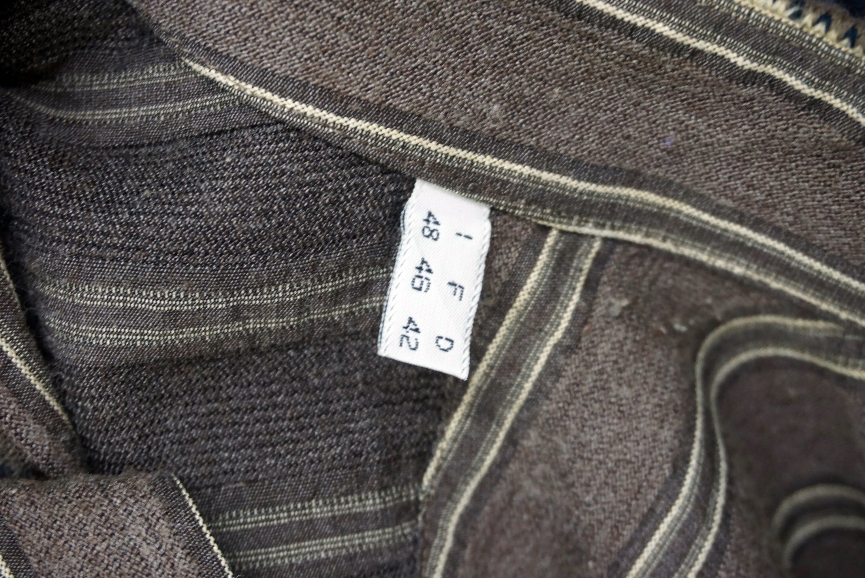 Byblos Aztec Trim Collar Stripe Button Down Size 48 Shirt Size US L / EU 52-54 / 3 - 14 Thumbnail