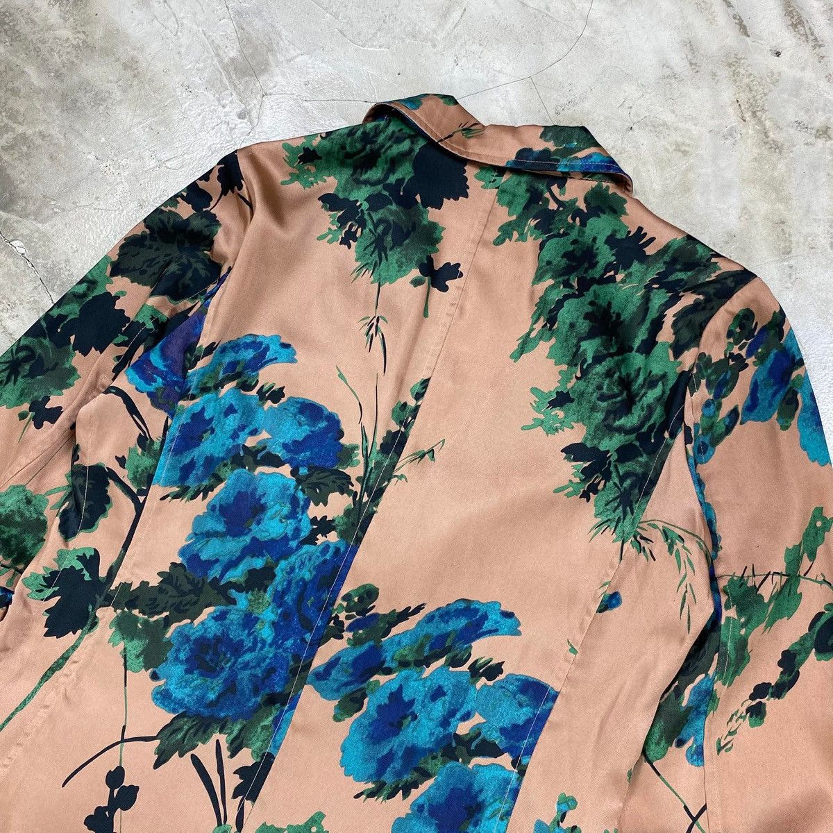 Dries Van Noten FW2019 Floral Viscose Blazer Size 38S - 10 Thumbnail