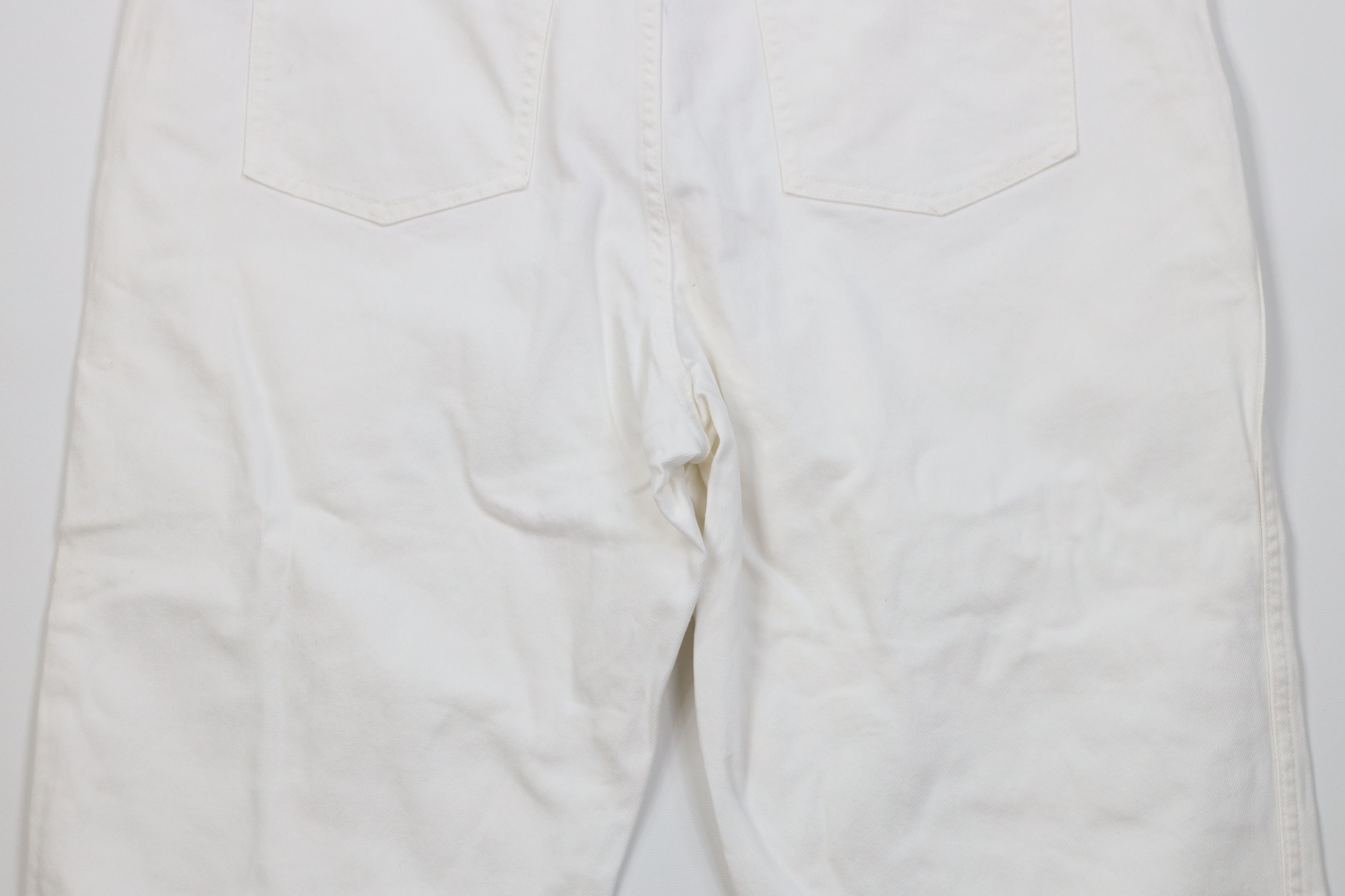Banana Republic Banana Republic Relaxed Baggy Denim Jeans White Stretch Size 38" / US 16 / IT 52 - 11 Thumbnail