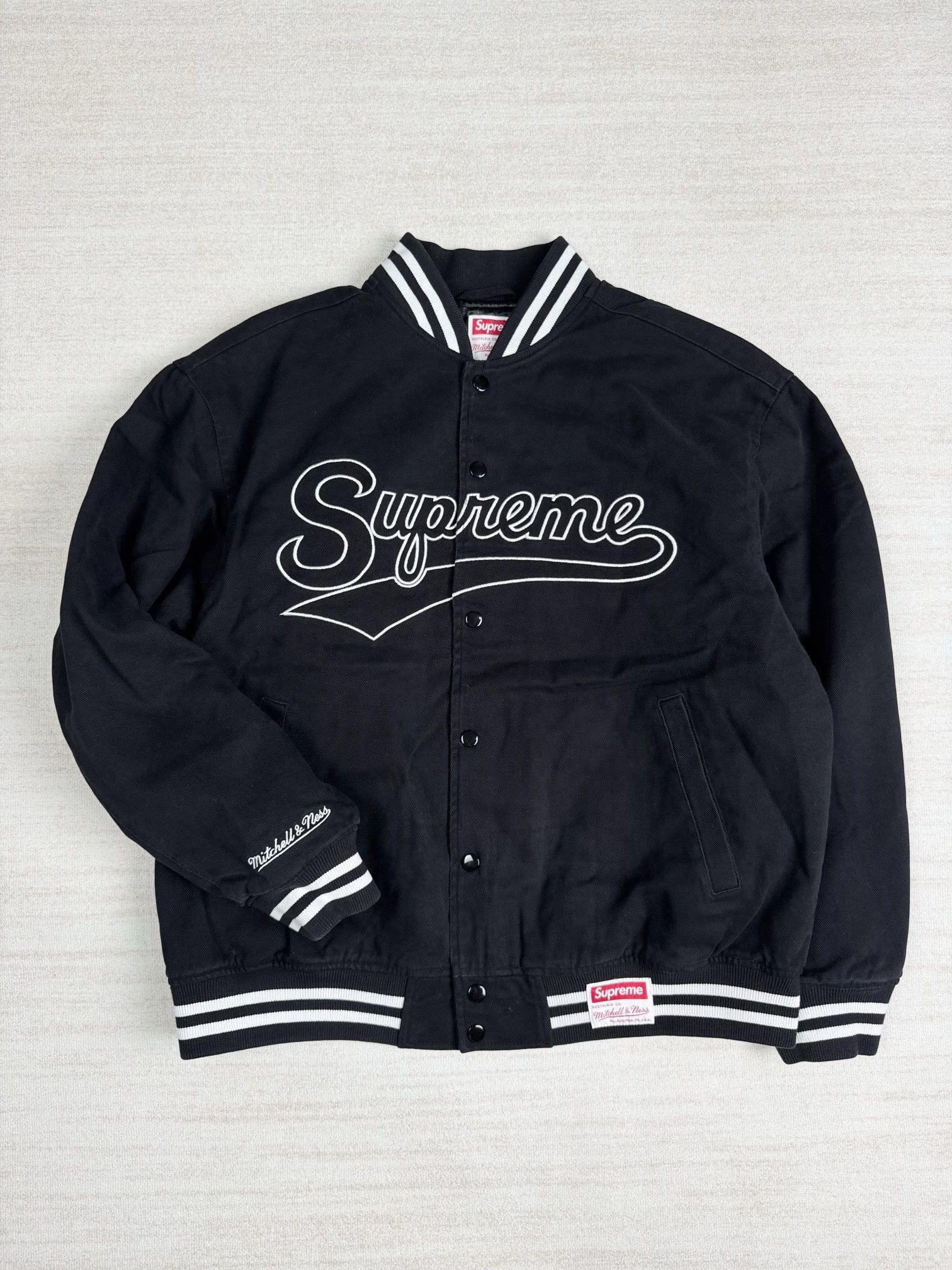 Mitchell & Ness × Supreme supreme doughboy jacket Size US L / EU 52-54 / 3 - 8 Thumbnail