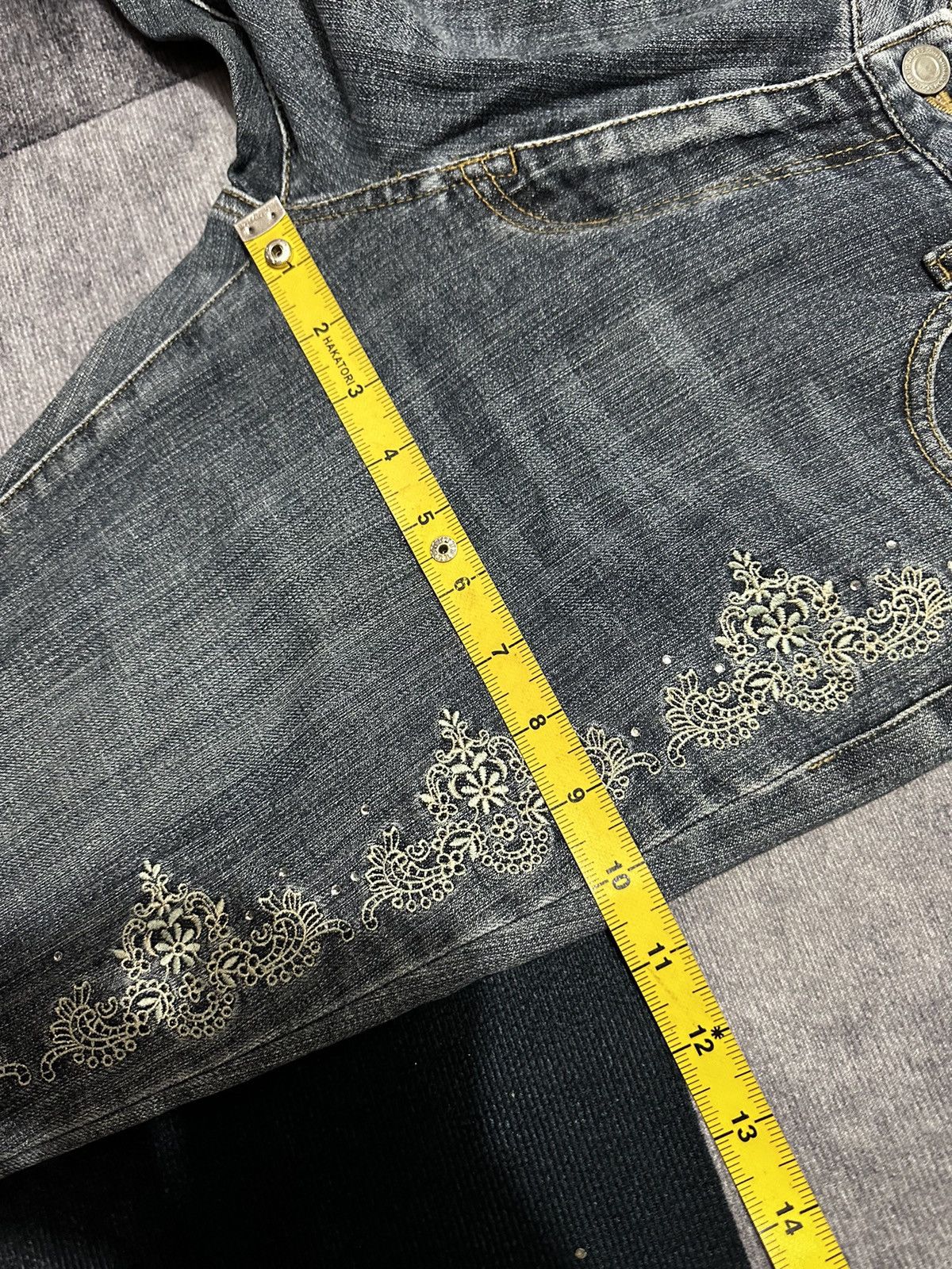 Hysteric Glamour ORIRIN BOOT CUT DENIM PANTS Size US 29 - 11 Thumbnail