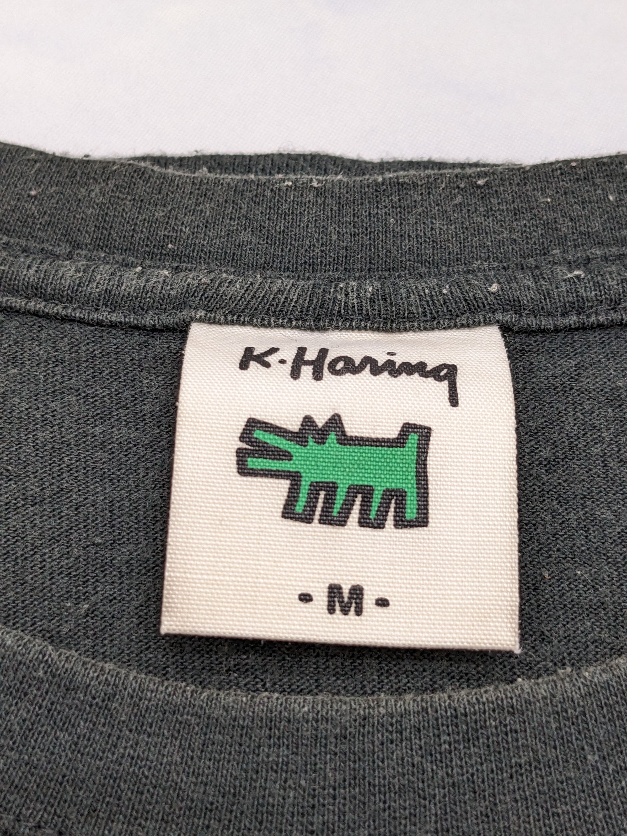 Keith Haring JAPANESE BRAND X KEITH HARING ART BLACK TSHIRT Size US M / EU 48-50 / 2 - 10 Thumbnail