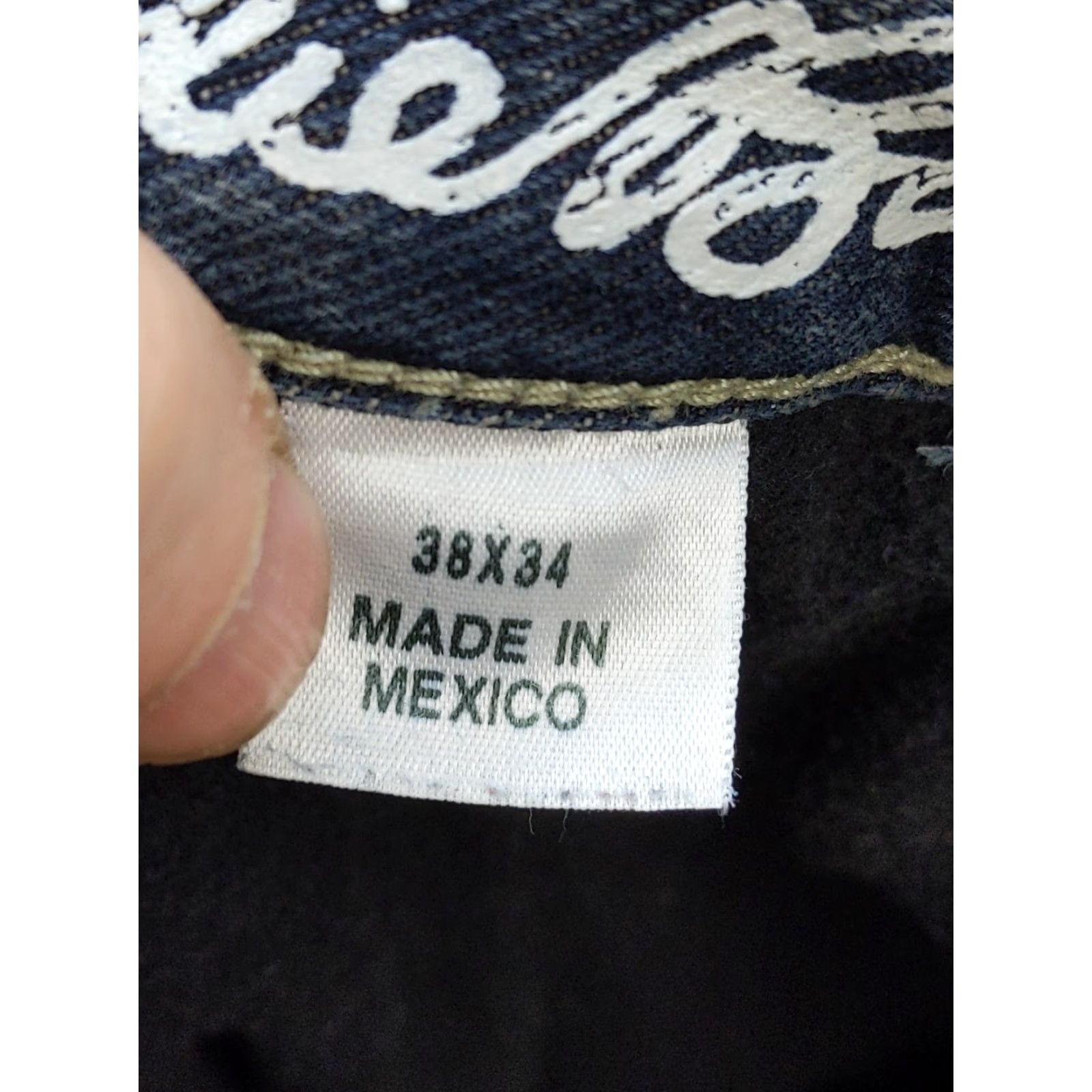 Eddie Bauer Eddie Bauer Jeans Mens 38x34 Blue Denim Straight Leg Fleece Lined Insulated Size US 38 / EU 54 - 5 Thumbnail