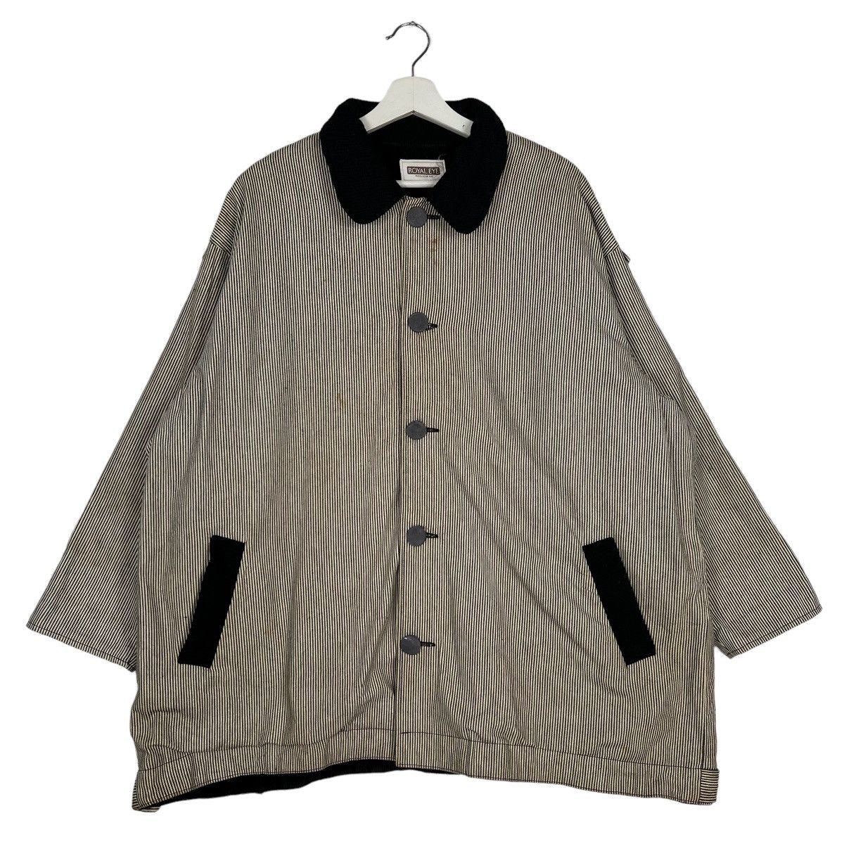 Issey Miyake 🔥 RIO ROYAL EYE HIKORY STRIPE CHORE JACKET Size US L / EU 52-54 / 3 - 2 Thumbnail