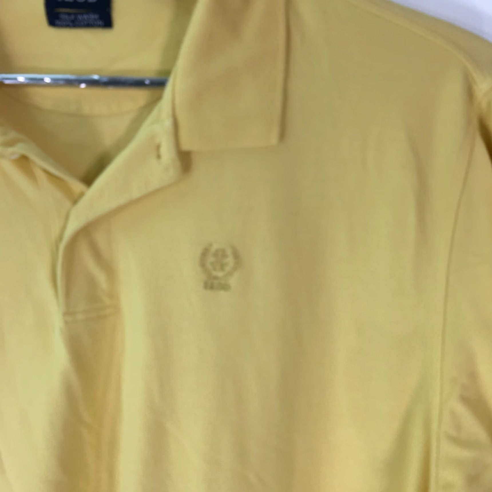 Izod Izod Mens Polo Shirt Golf Yellow Collared Short Sleeves Silk Wash Size XXL Size US XXL / EU 58 / 5 - 3 Thumbnail
