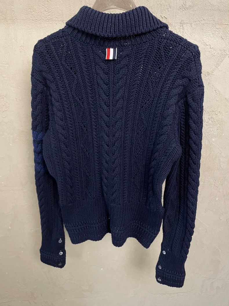 Thom Browne Thom Browne size40 Half high collar wool sweater Size US XXS / EU 40 - 4 Thumbnail