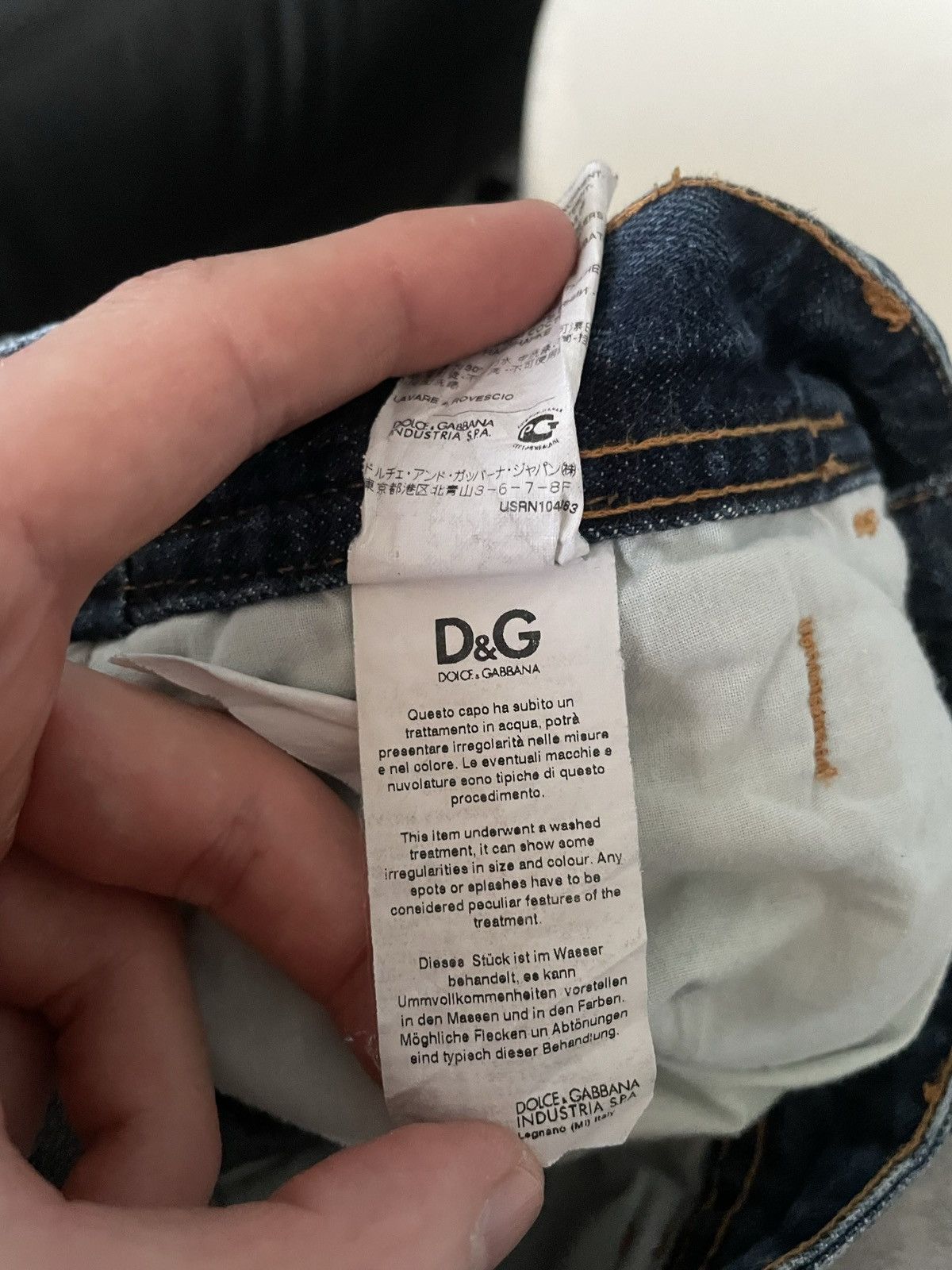 Dolce & Gabbana Dolce&Gabbana D&G Vintage Y2k Denim Jeans Distressed Pant Size US 34 / EU 50 - 6 Thumbnail