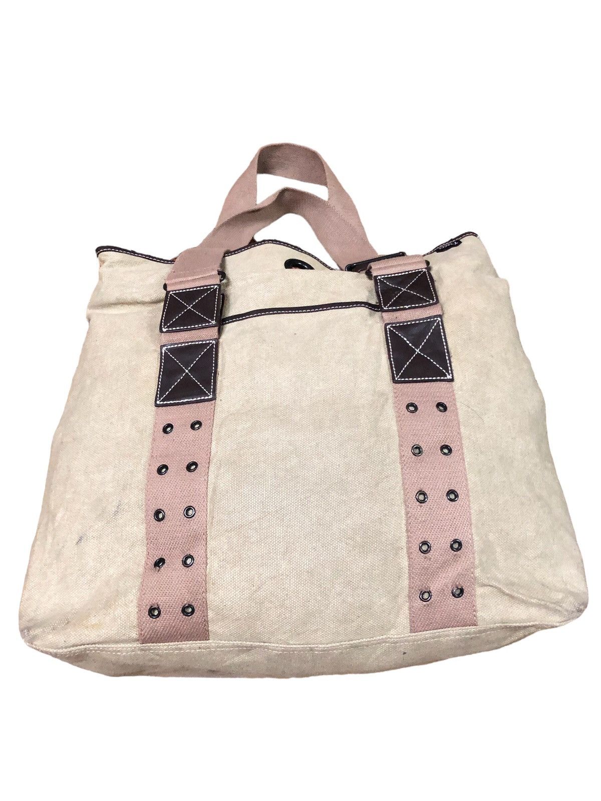 RARE !! Y’ACCS By Yohji Yamamoto duck canvas Tote Bag