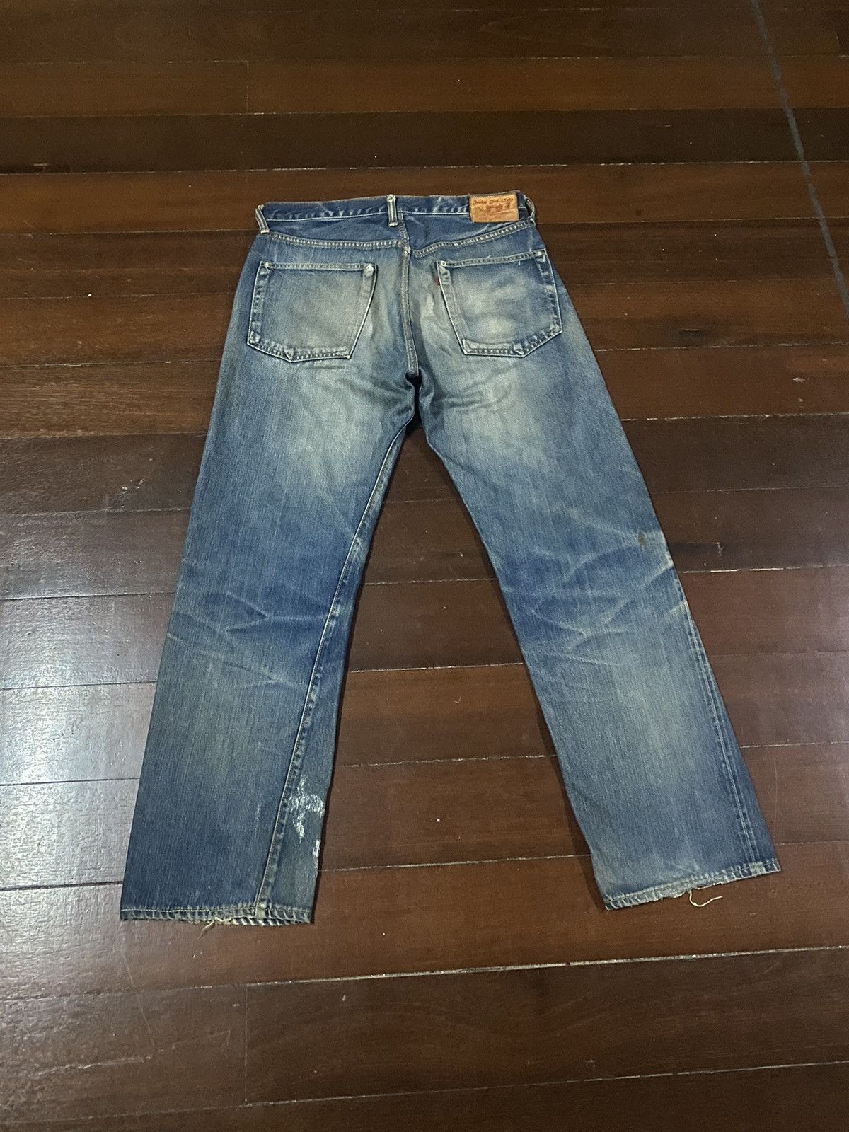 Japanese Brand VINTAGE Reworked Sewing Chop Overalls Selvedge rusty denim Size US 34 / EU 50 - 12 Thumbnail