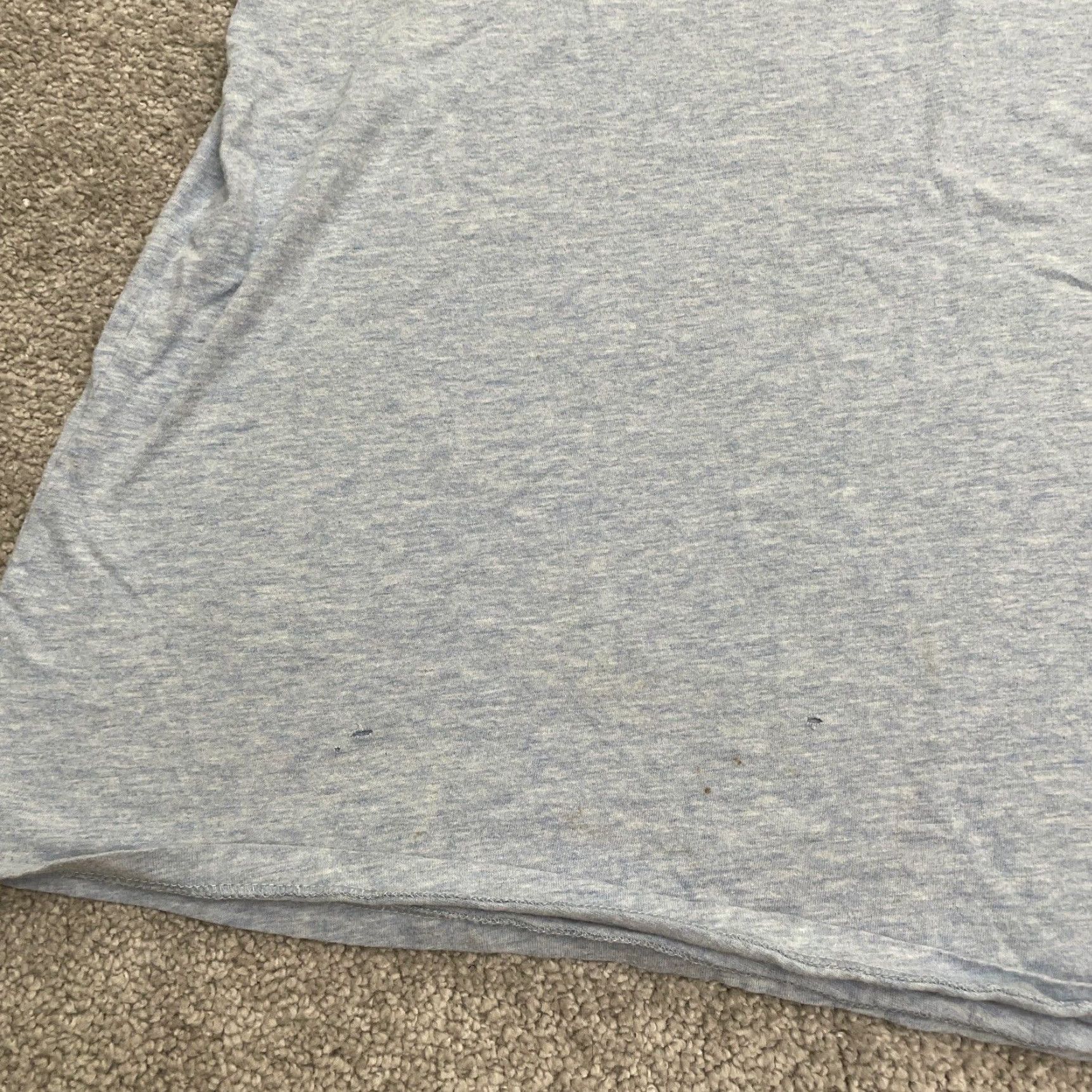 Abercrombie & Fitch Abercrombie & Fitch Basic T-Shirt Men 2XL Gray Crew Neck Short Sleeve Cotton Casual Size XXL / US 16-18 / IT 52-54 - 5 Thumbnail
