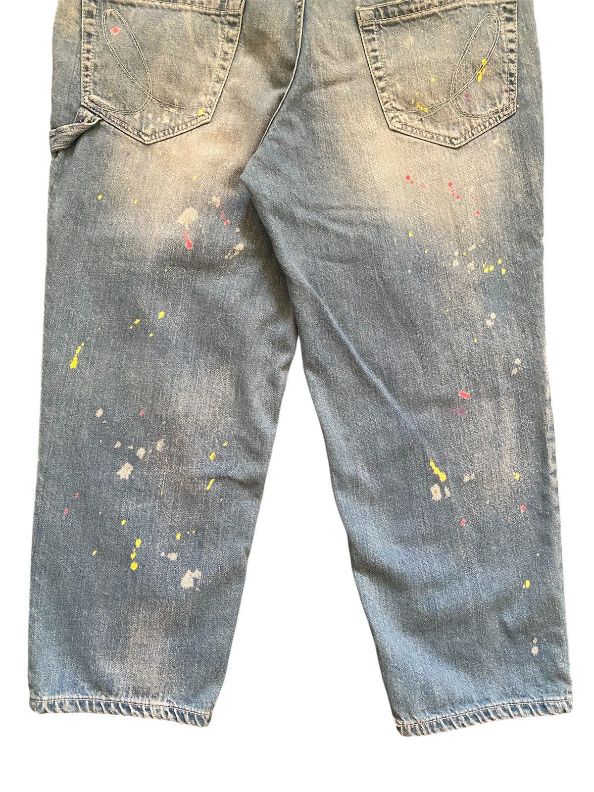 Kapital Iroquois Japanese Brand Patchwork Painter Cropped Denim Size US 32 / EU 48 - 5 Thumbnail