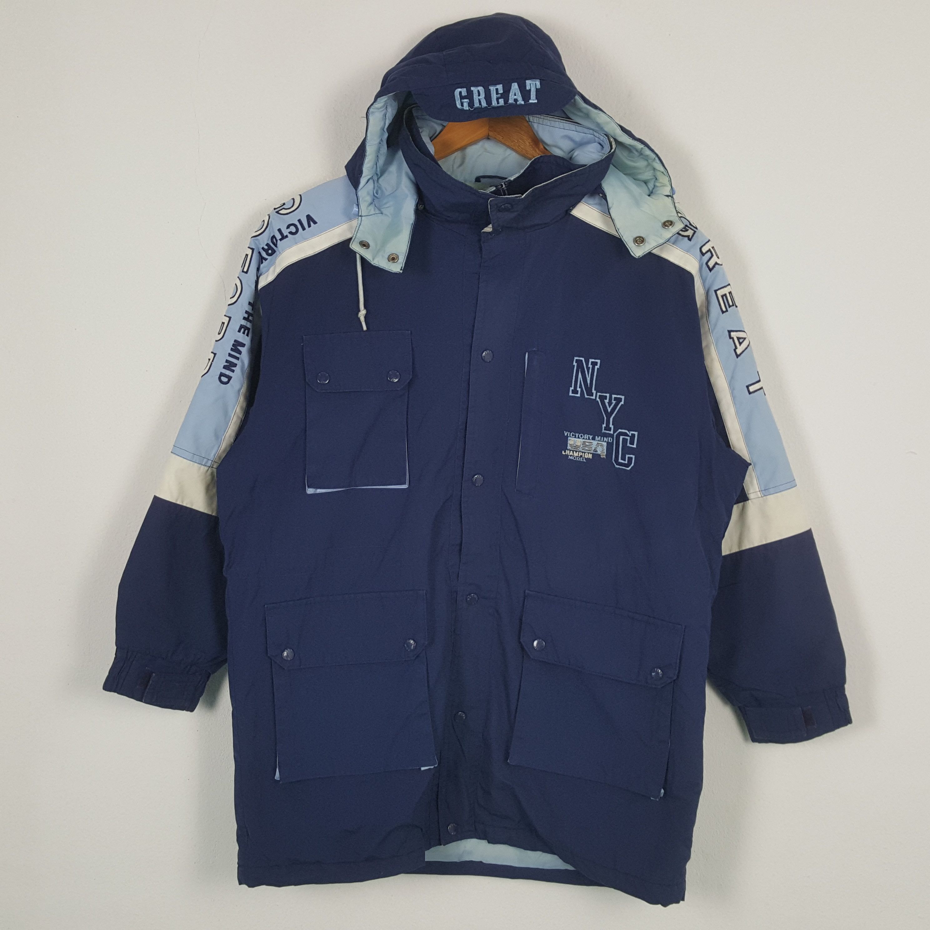 Japanese Brand × Vintage Vintage GQFORD USA TEAM SPORT Hoodie Jacket C284N4 Size US XXL / EU 58 / 5 - 3 Thumbnail