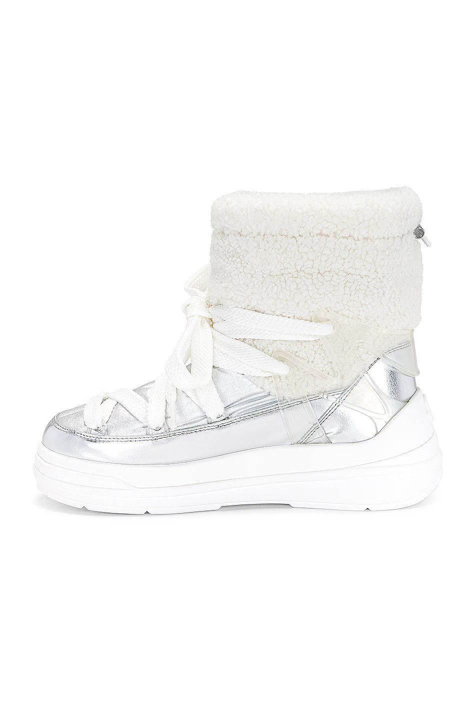 Moncler o1y1125 Ankle Boots in Silver/White Size US 11 / IT 41 - 5 Thumbnail