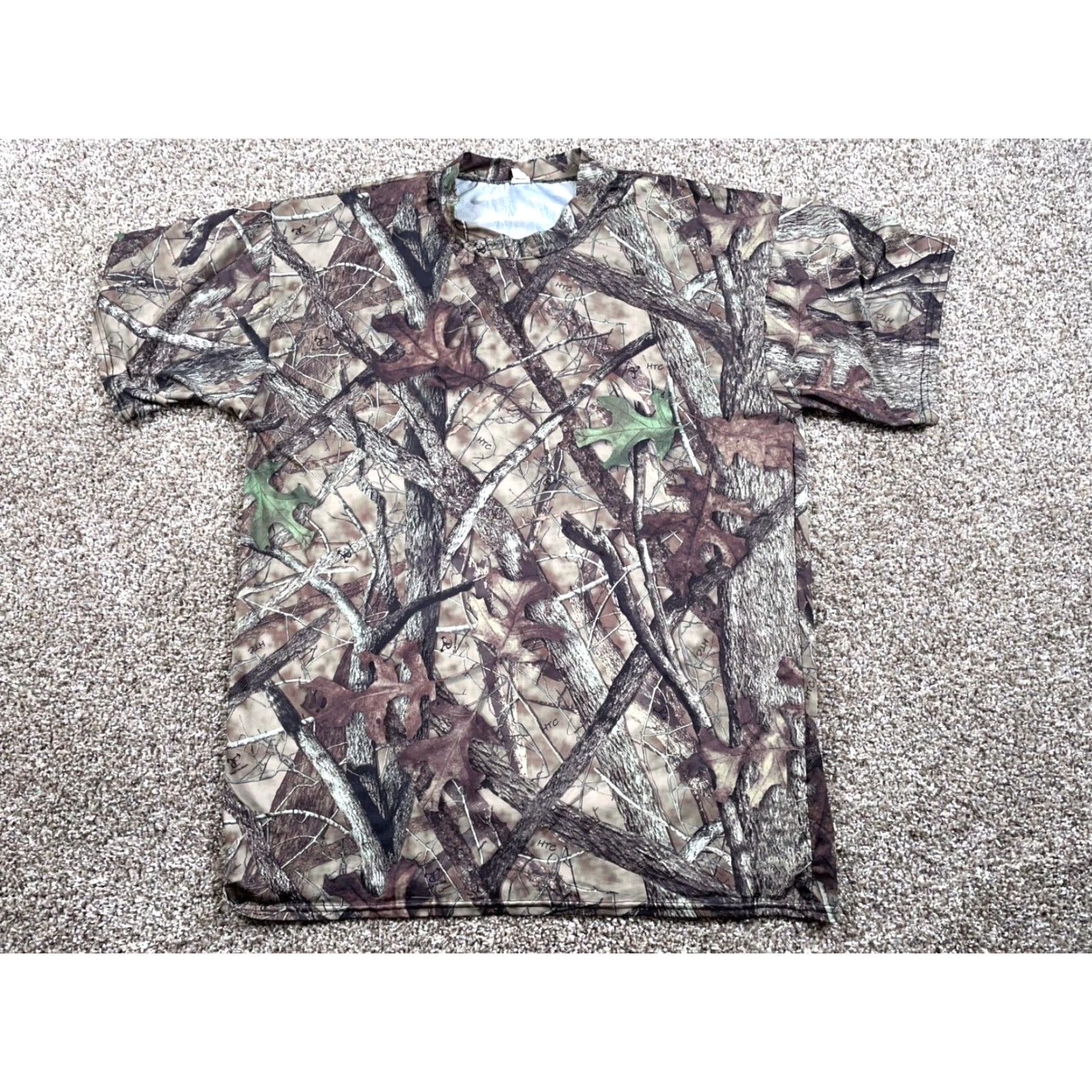 Vintage VTG 80s True Timber Camouflage T-Shirt Adult XL Green Polyester Spandex Camouflage Pattern Men Crew Neck Short Sleeve Vintage Size US XL / EU 56 / 4 - 2 Thumbnail