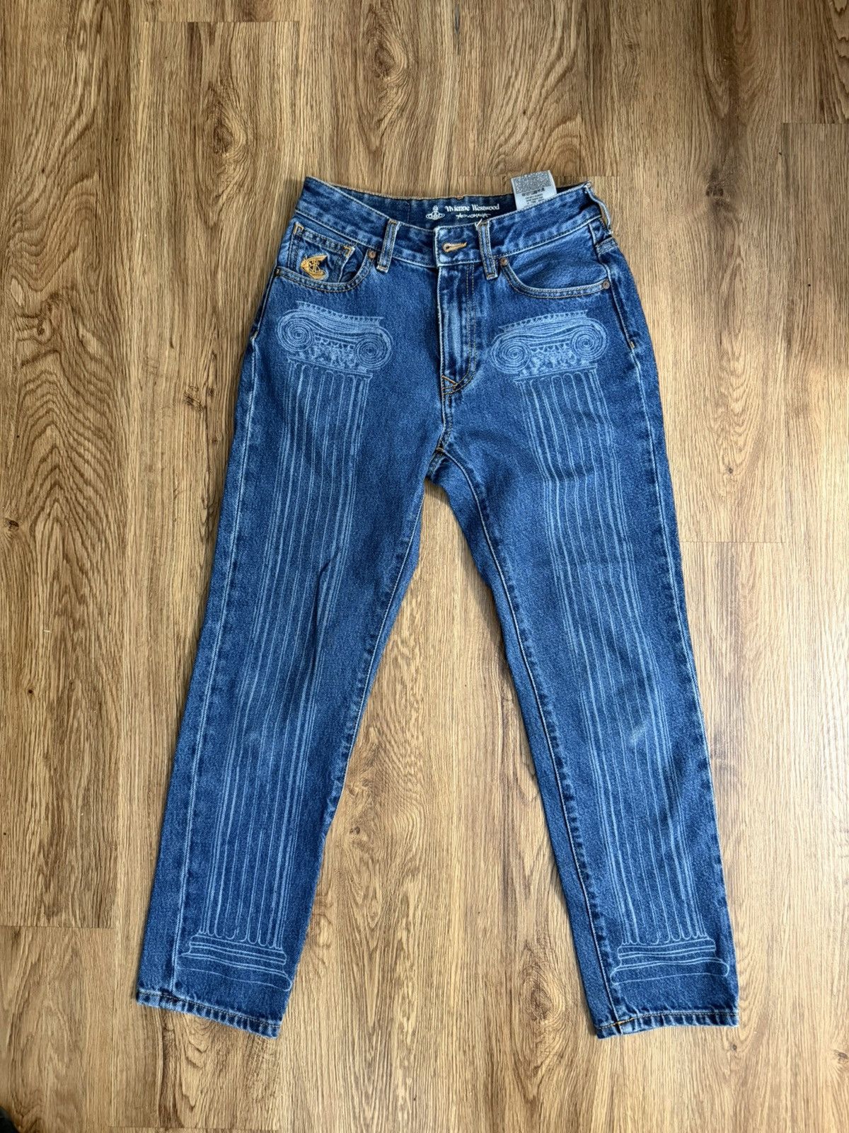 Vivienne Westwood Vivienne Westwood “Anglomania” Column Jeans Size 24" / US 00 / IT 34 - 1 Thumbnail