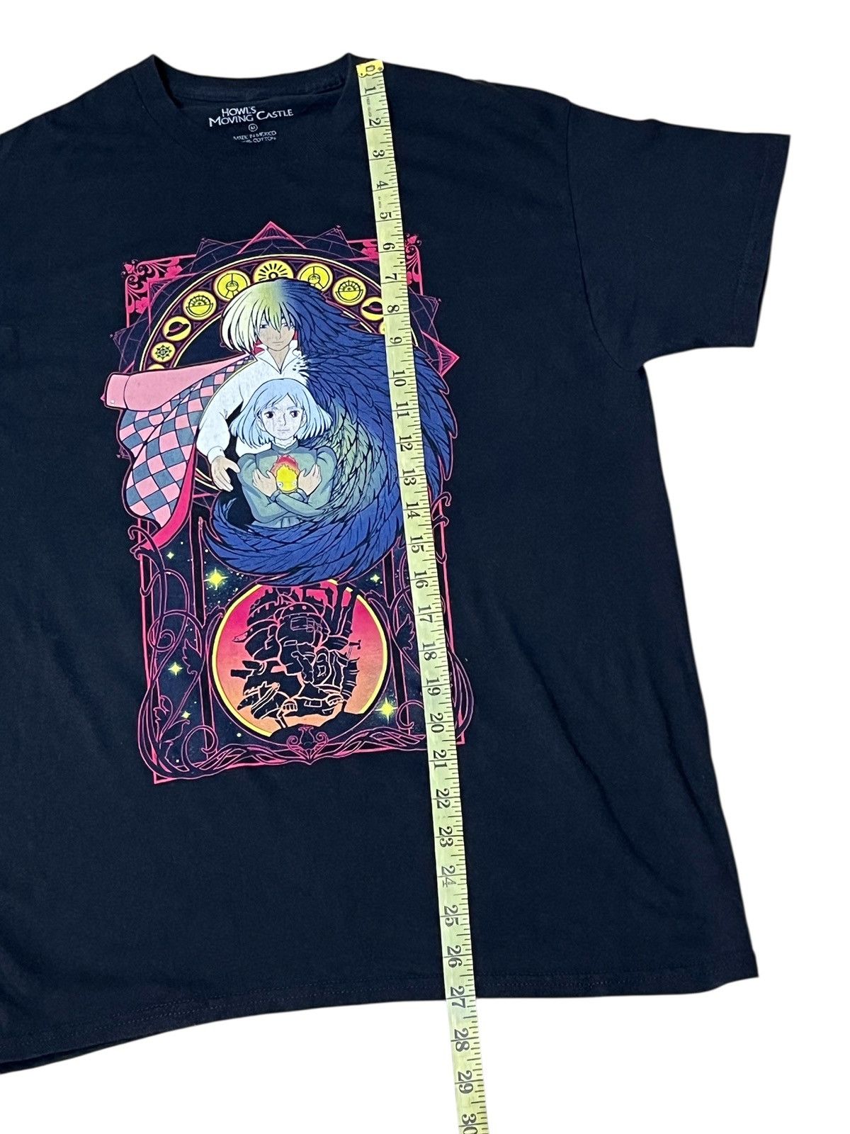 Anime Vintage 2004 HOWL’S MOVING CASTLE studio ghibli anime tees Size US M / EU 48-50 / 2 - 9 Thumbnail