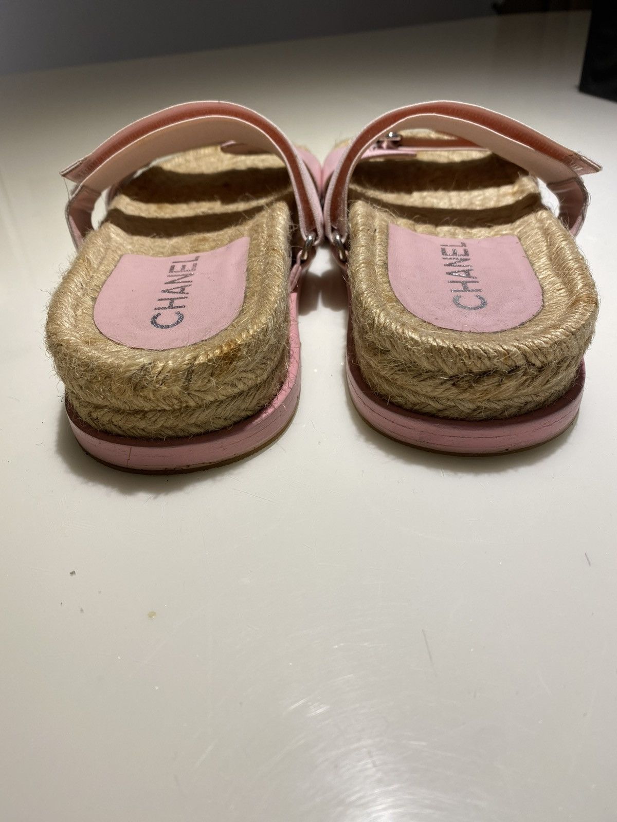 Chanel Chanel Leather Sandal Size US 5 / IT 35 - 7 Thumbnail