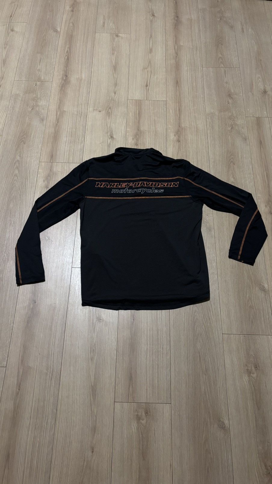 Harley Davidson Harley Davison Vintage Black Shirt Long Sleeve Men's Size M Size US M / EU 48-50 / 2 - 4 Thumbnail