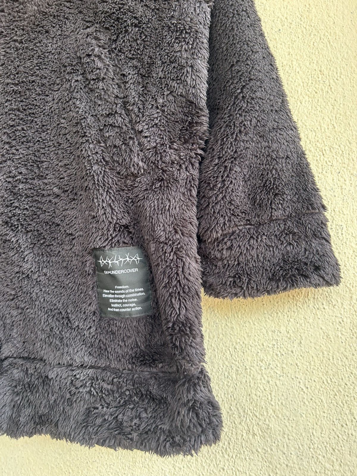 GU × Undercover GU X Undercover Fleece Sherpa Cardigan Size M / US 6-8 / IT 42-44 - 3 Thumbnail