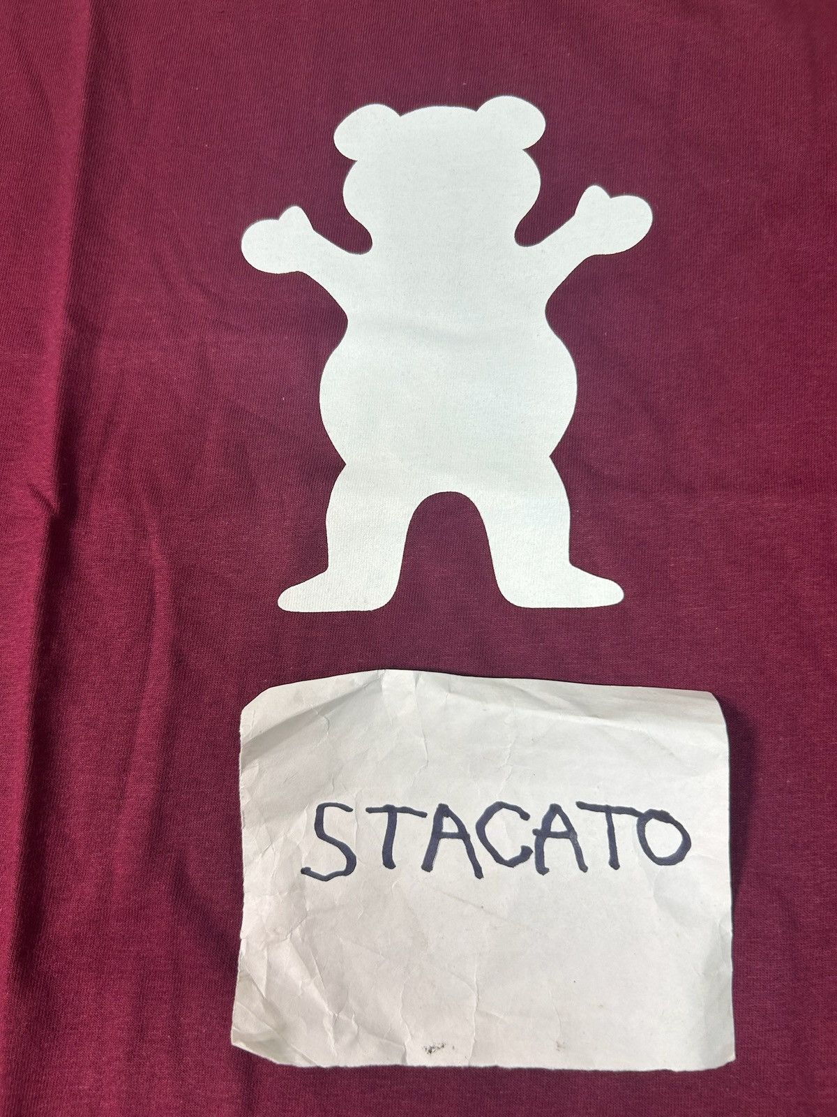 Grizzly Griptape × Vintage Grizzly Griptape Bear Logo Tee Maroon Size US M / EU 48-50 / 2 - 3 Thumbnail