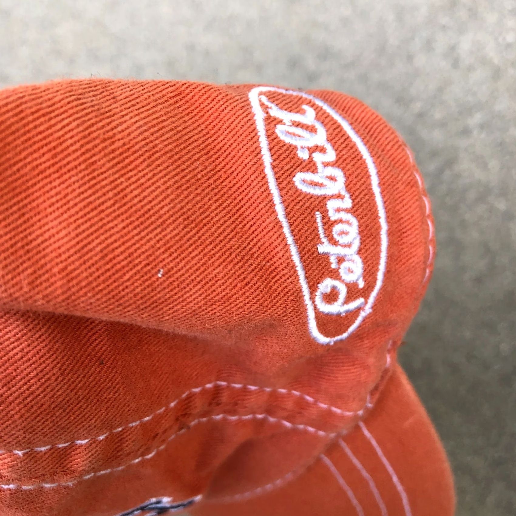 Vintage PETERBILT Baseball Hat Men's One Size Orange Adjustable Cap Since 1939 Size ONE SIZE - 5 Thumbnail