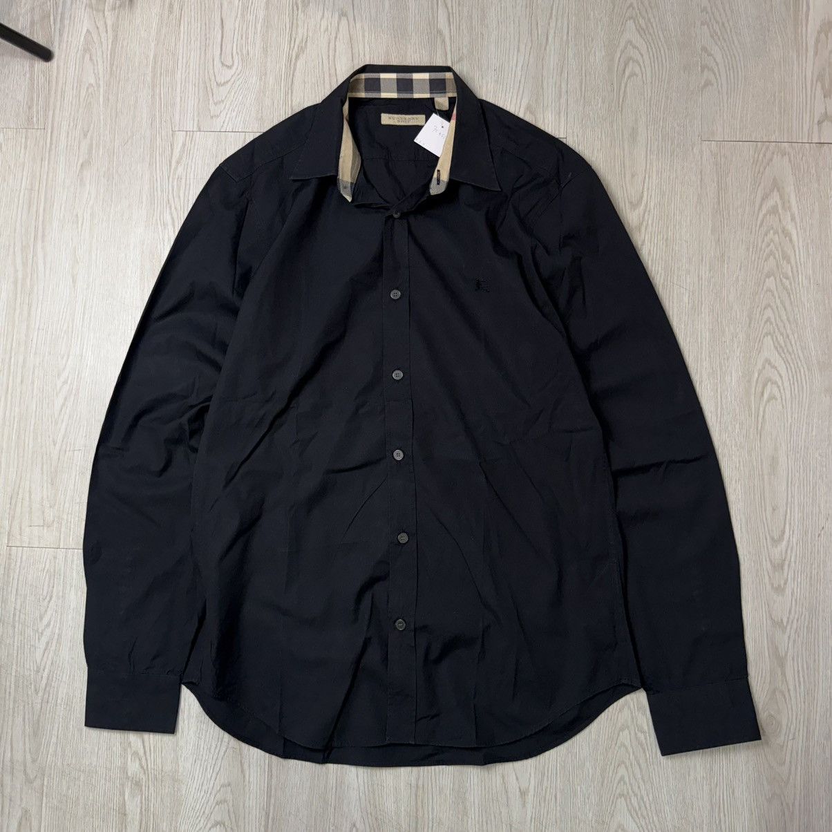 Burberry BURBERRY BRIT black button up shirt Size US L / EU 52-54 / 3 - 1 Thumbnail