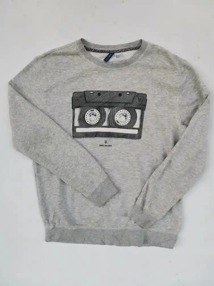 H&M H&M: Insert and Rock Big Logo Sweatshirt Size US L / EU 52-54 / 3 - 1 Thumbnail