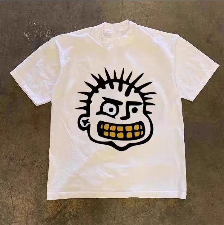 Japanese Brand White retro casual printed cotton t-shirt Size US M / EU 48-50 / 2 - 1 Thumbnail