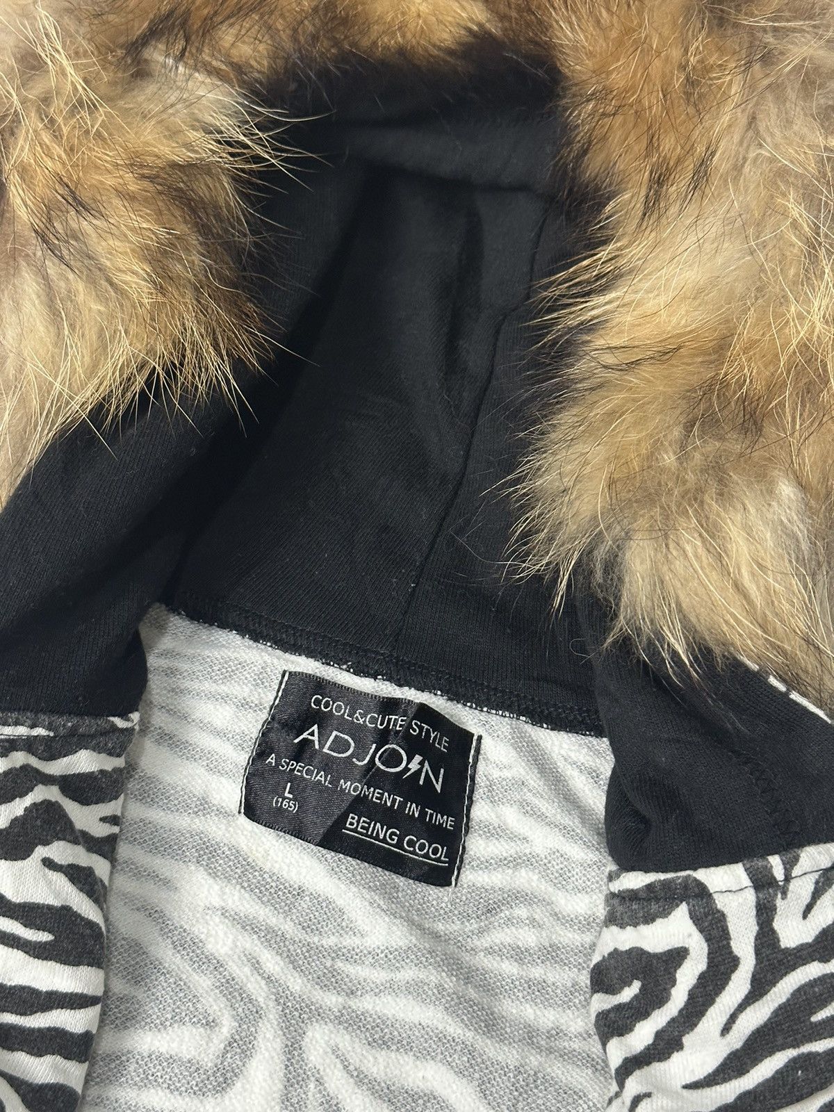 If Six Was Nine × Japanese Brand × Le Grande Bleu (L.G.B.) Fur Hoodie Double Zipper Adjon lgb style Size US S / EU 44-46 / 1 - 6 Thumbnail