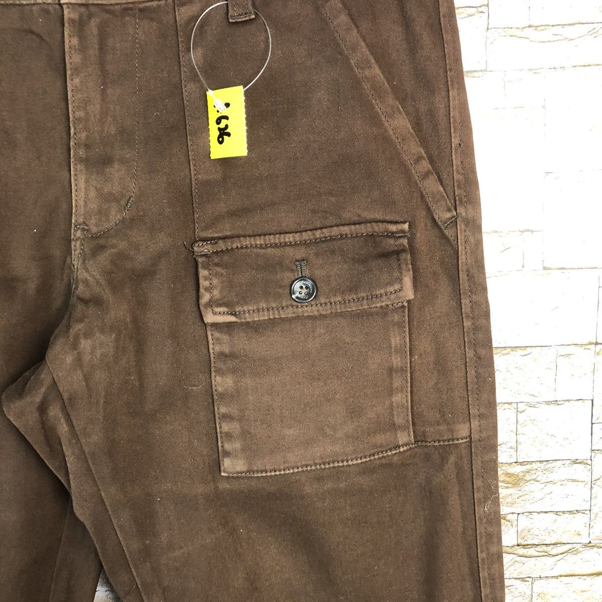 Japanese Brand Comme Ca Commune Dark Brown Cargo Multipocket Pants #A626 Size US 28 / EU 44 - 10 Thumbnail