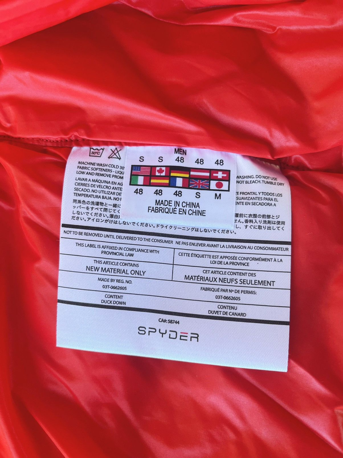 Spyder Lightweight goose down jacket Size US M / EU 48-50 / 2 - 4 Thumbnail