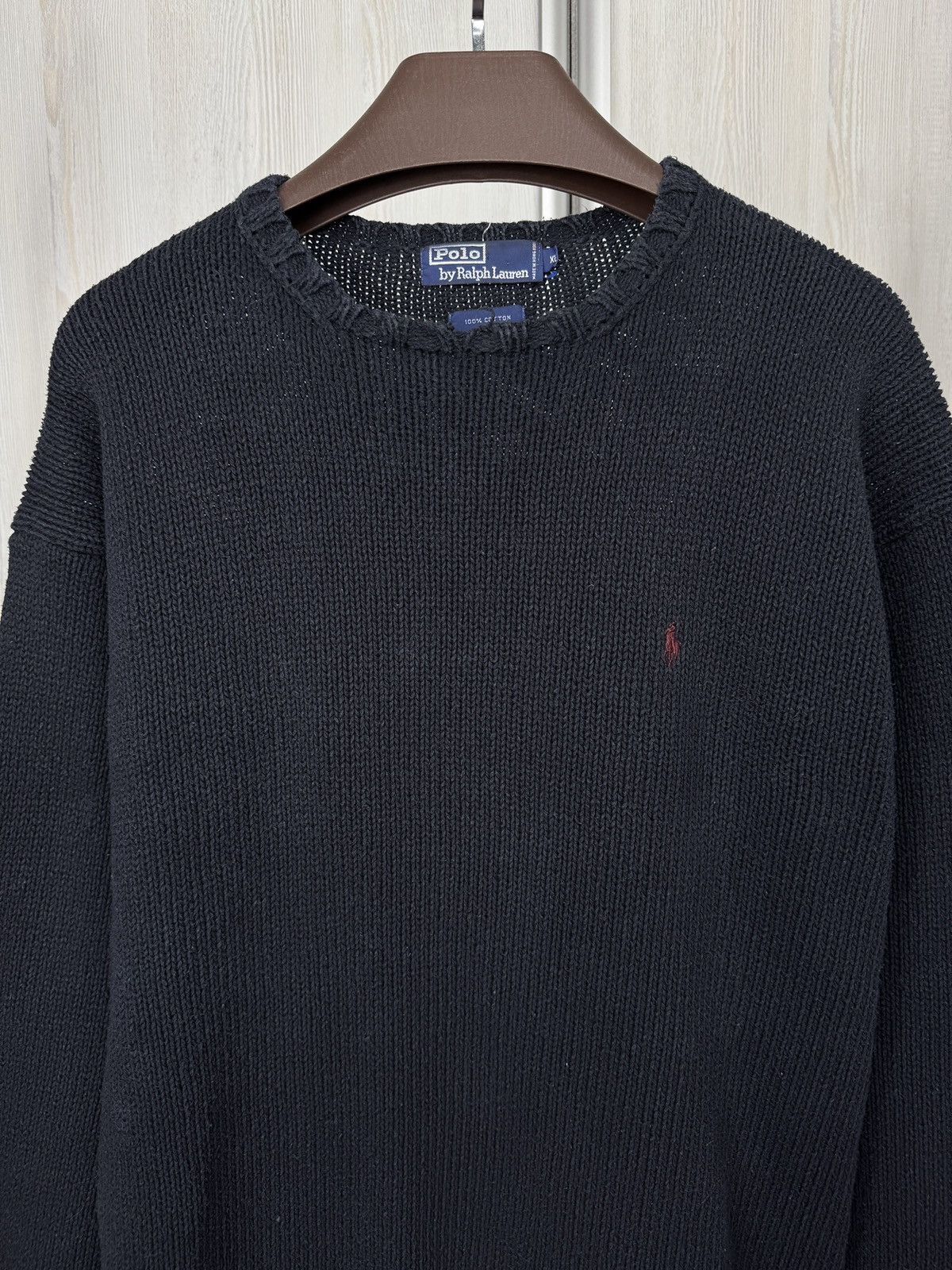 Polo Ralph Lauren Polo Ralph Lauren vintage blue knitted sweater Hong Kong Size US XL / EU 56 / 4 - 3 Thumbnail