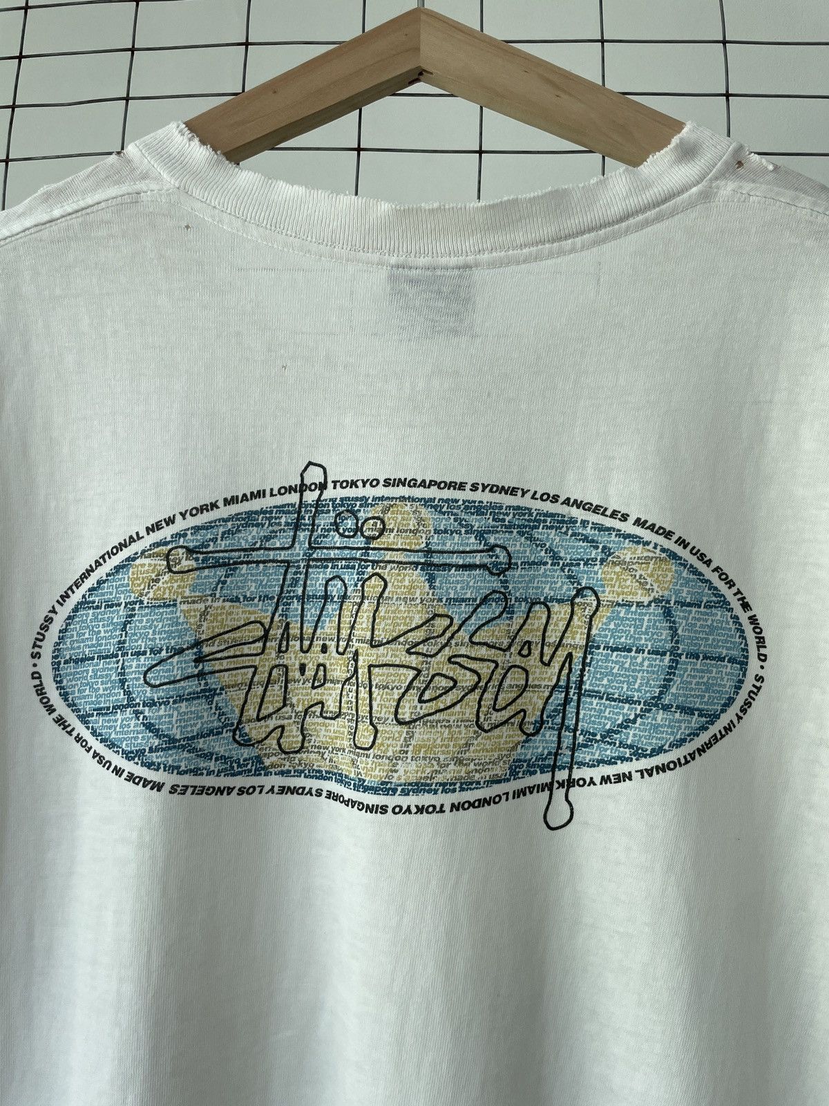 Stussy × Vintage Vintage 90s Stussy International T-Shirt Size US M / EU 48-50 / 2 - 9 Thumbnail