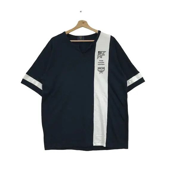 MCM Vtg 90’ MCM O.T.C Mode Creation Munchen Tee Shirt Size L / US 10 / IT 46 - 1 Thumbnail