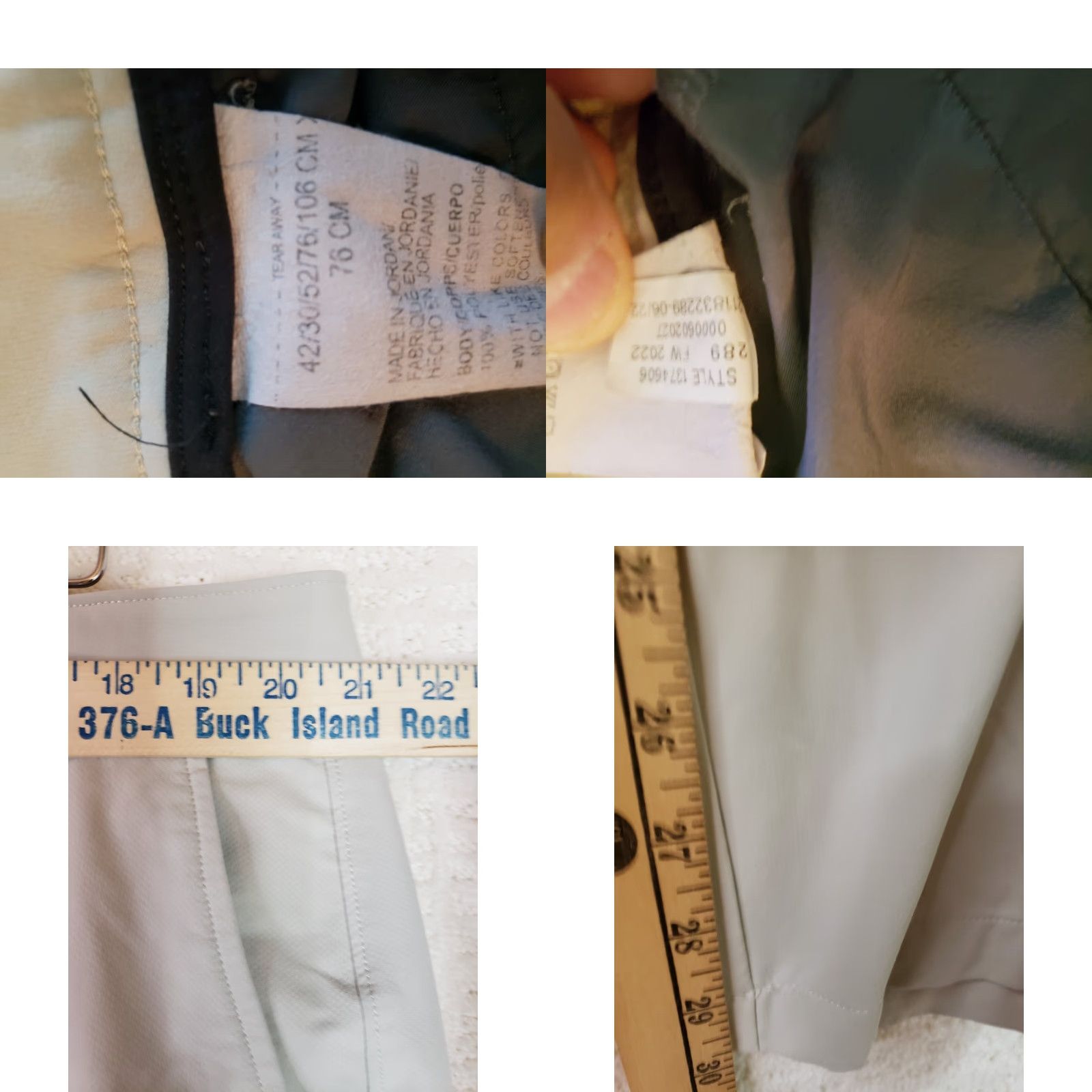 Under Armour Under Armour Match Play Golf Pants Mens 42x30 Beige Stretch Pockets Regular Waist 42 Straight Leg Golf Pants Men Beige Size US 42 / EU 58 - 9 Thumbnail