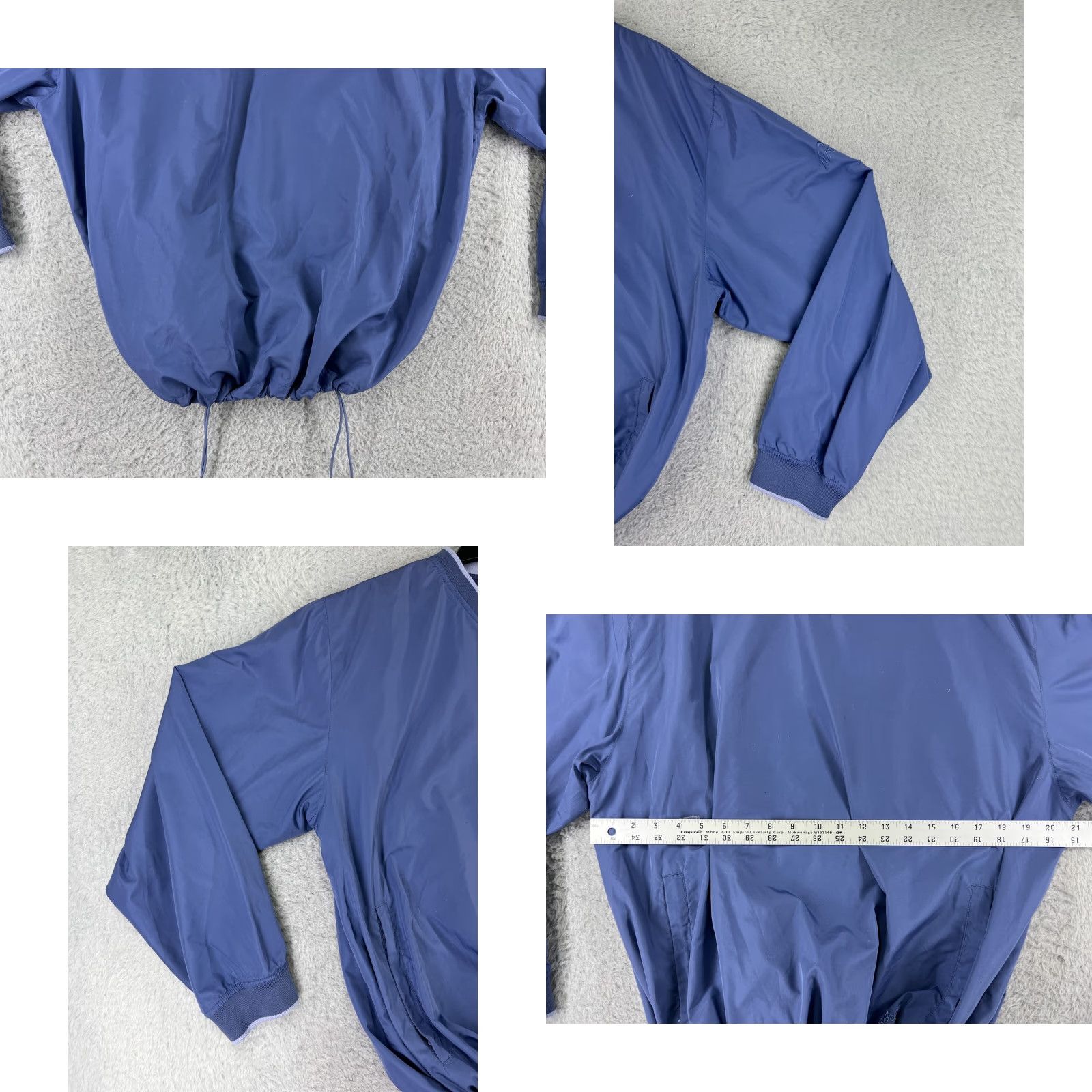 Vintage Cabelas's Sweater Womens Extra Large Blue V-Neck Long Sleeve 100% Polyester Size XL / US 12-14 / IT 48-50 - 8 Thumbnail